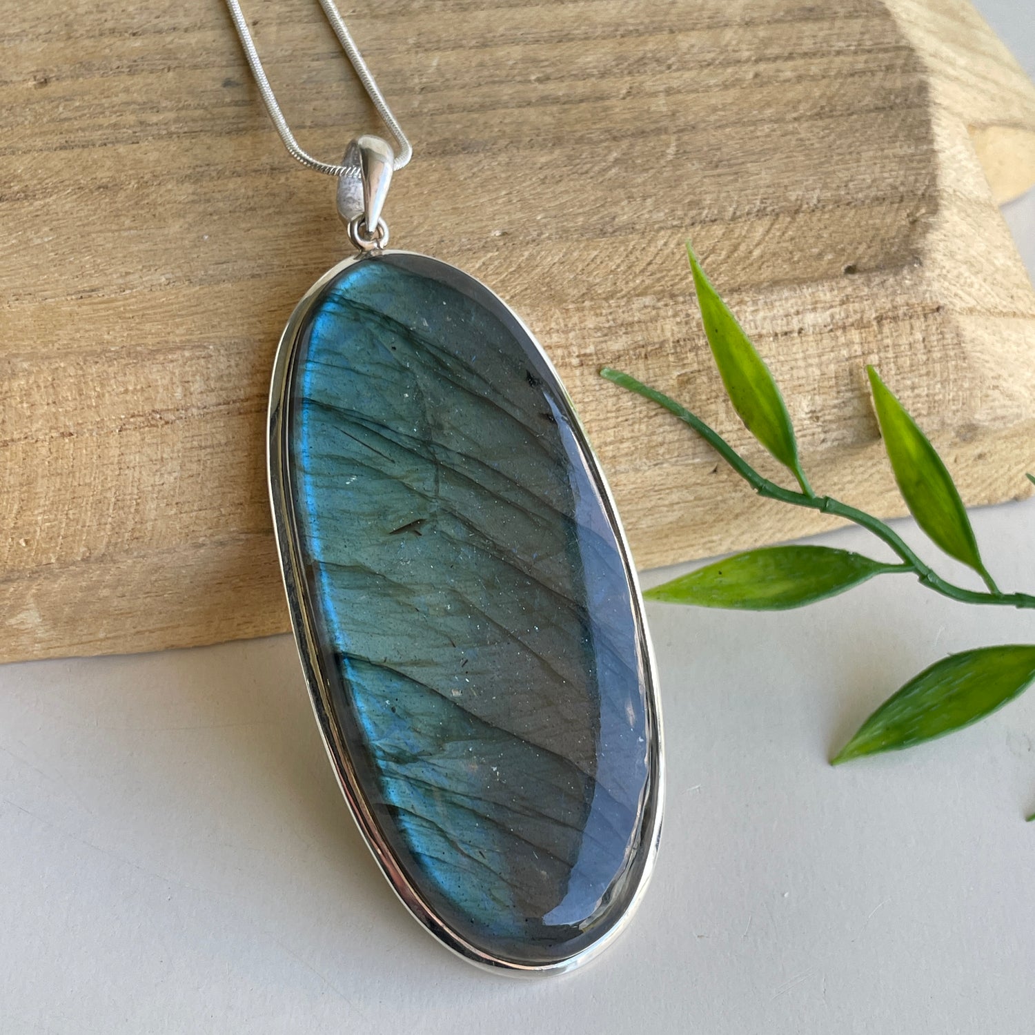 Labradorite Oval Pendant