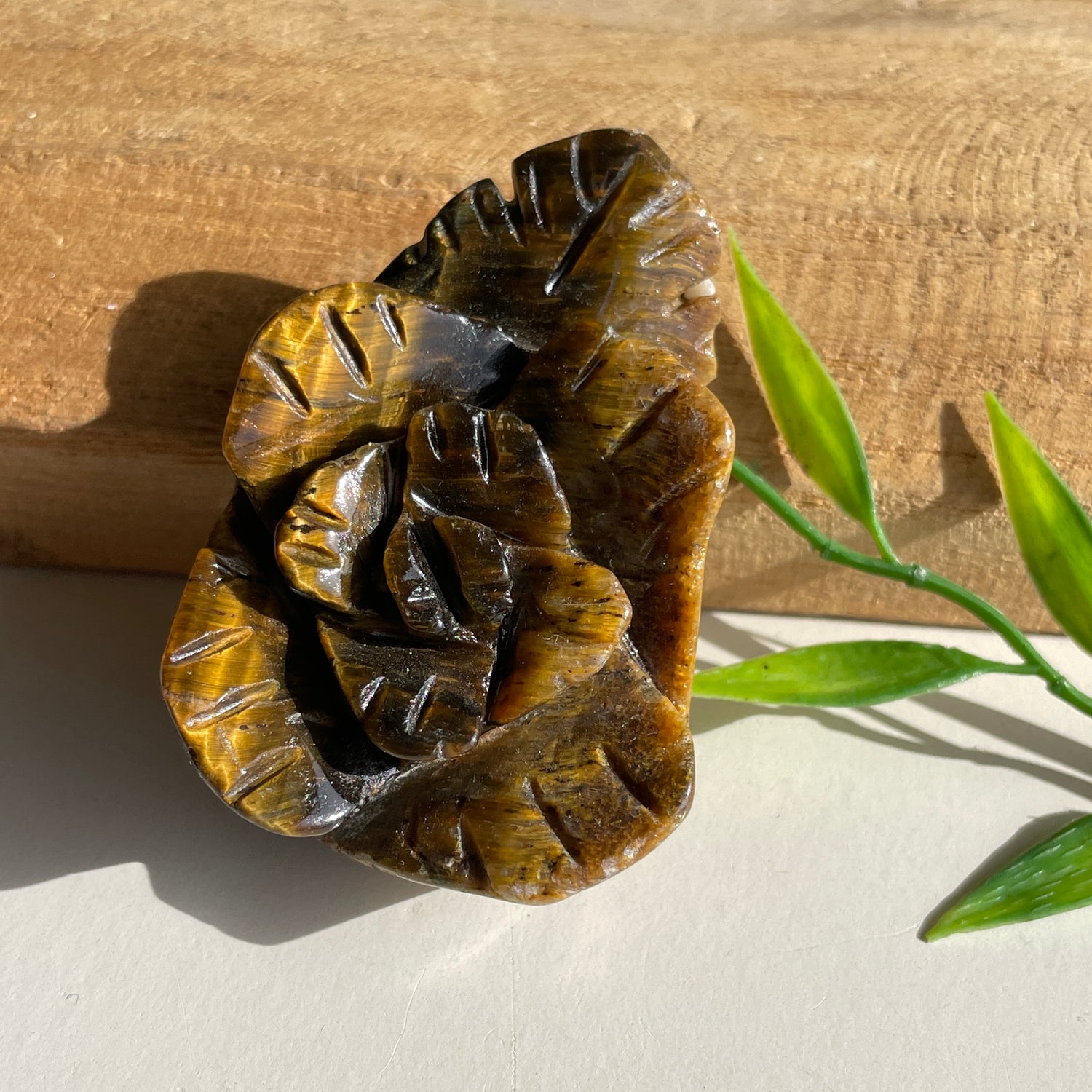 Tigers Eye Flower 5.9cm