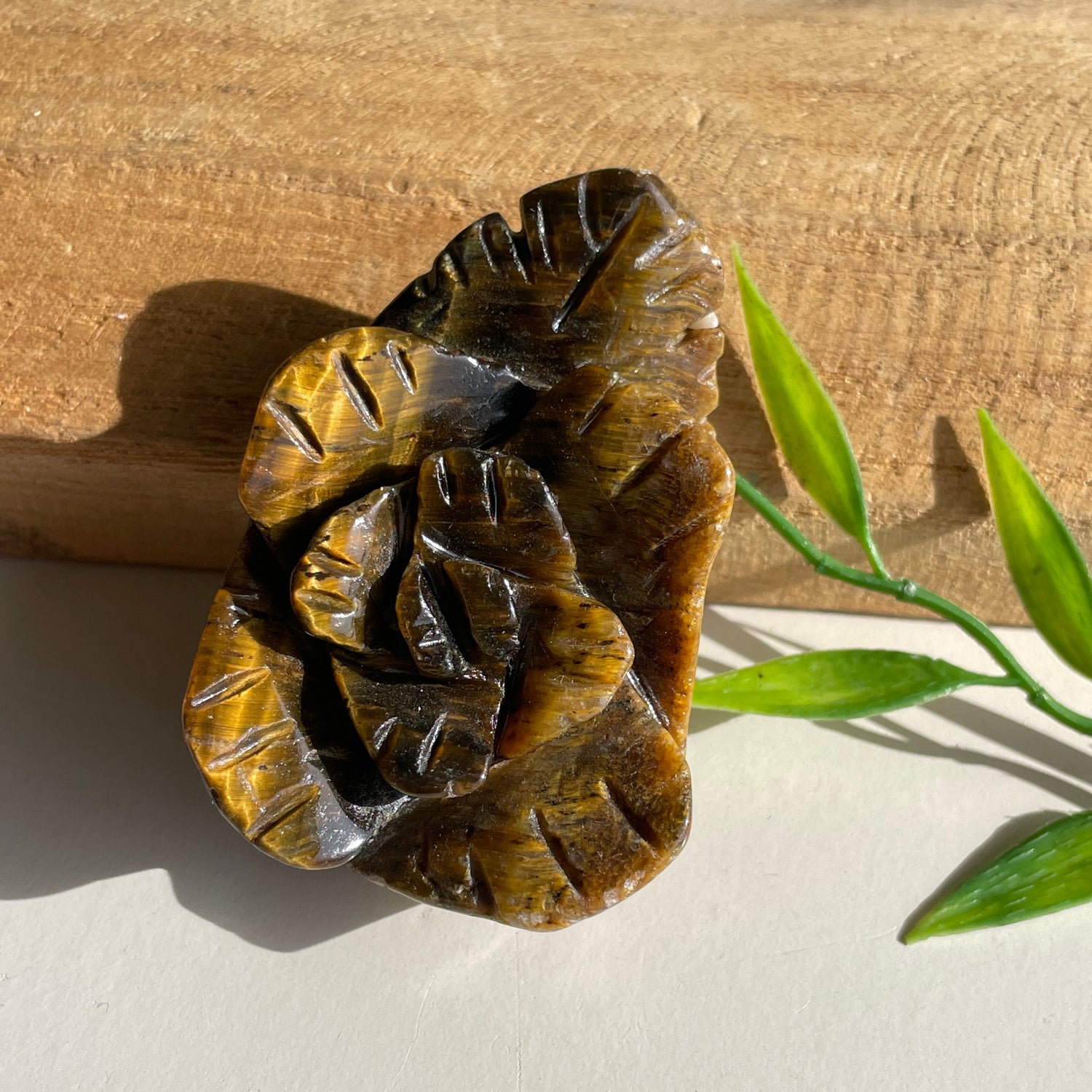 Tigers Eye Flower 5.9cm