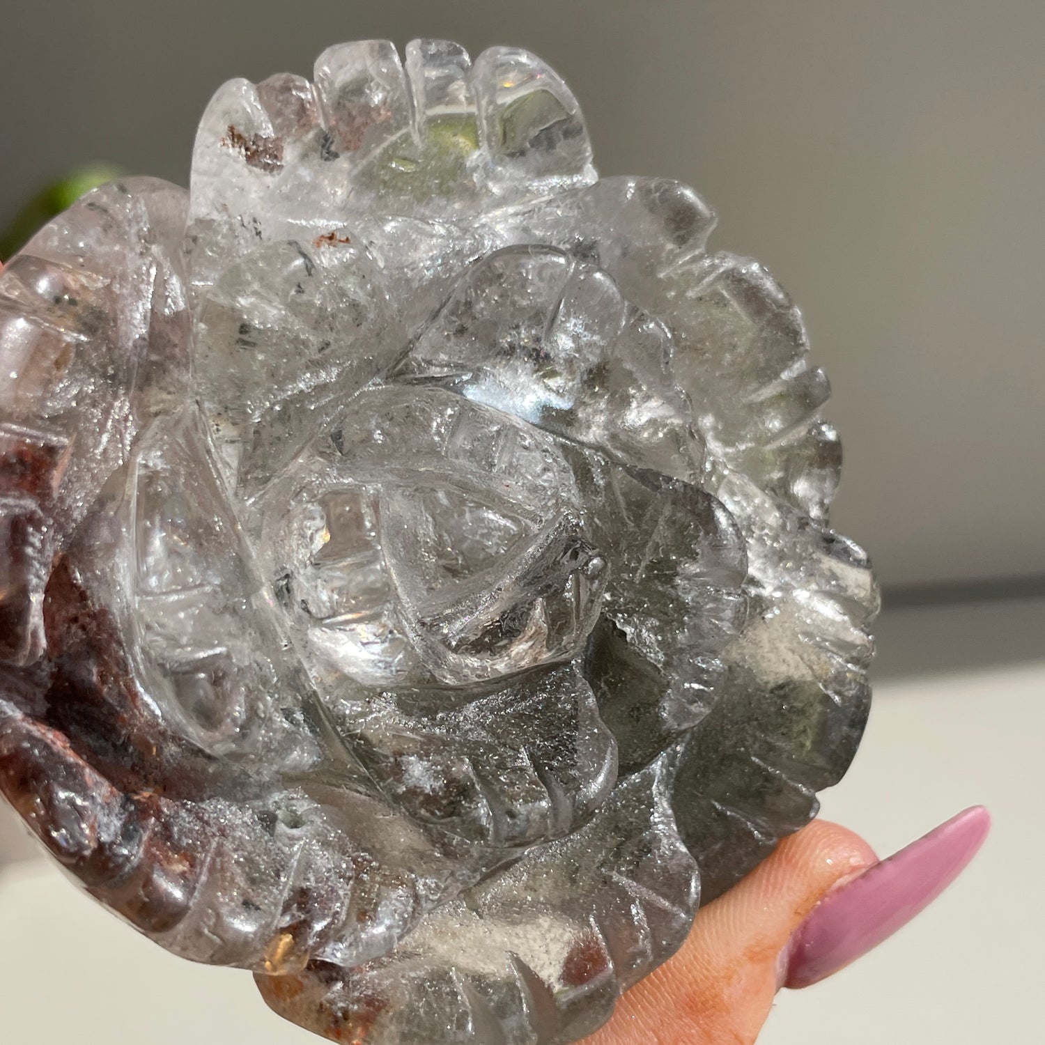 Lodolite Flower 7.2cm