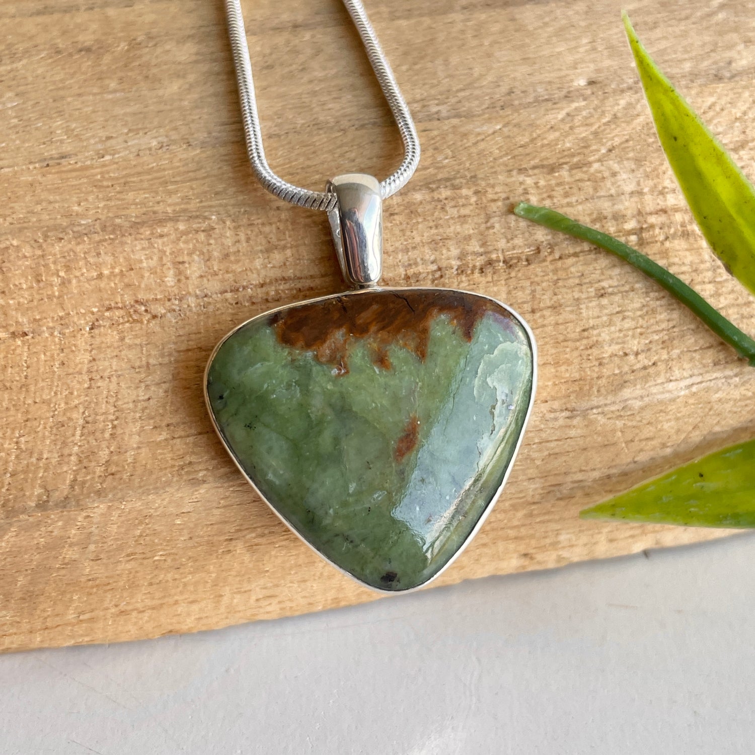 Chrome Chalcedony Pendant