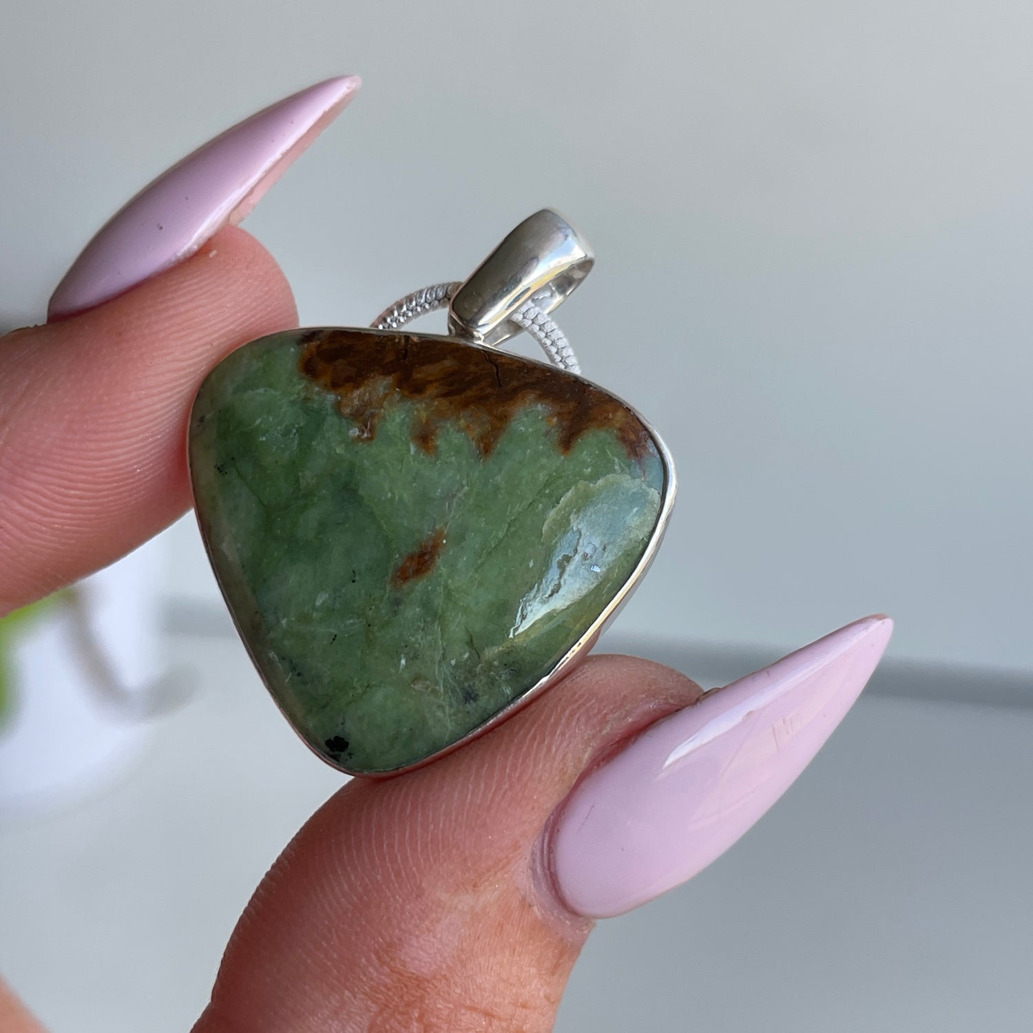 Chrome Chalcedony Pendant