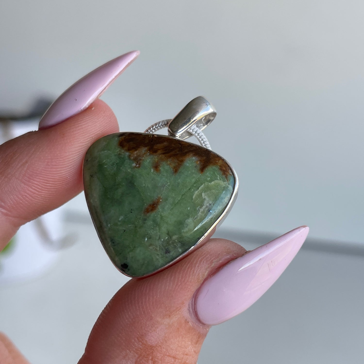 Chrome Chalcedony Pendant