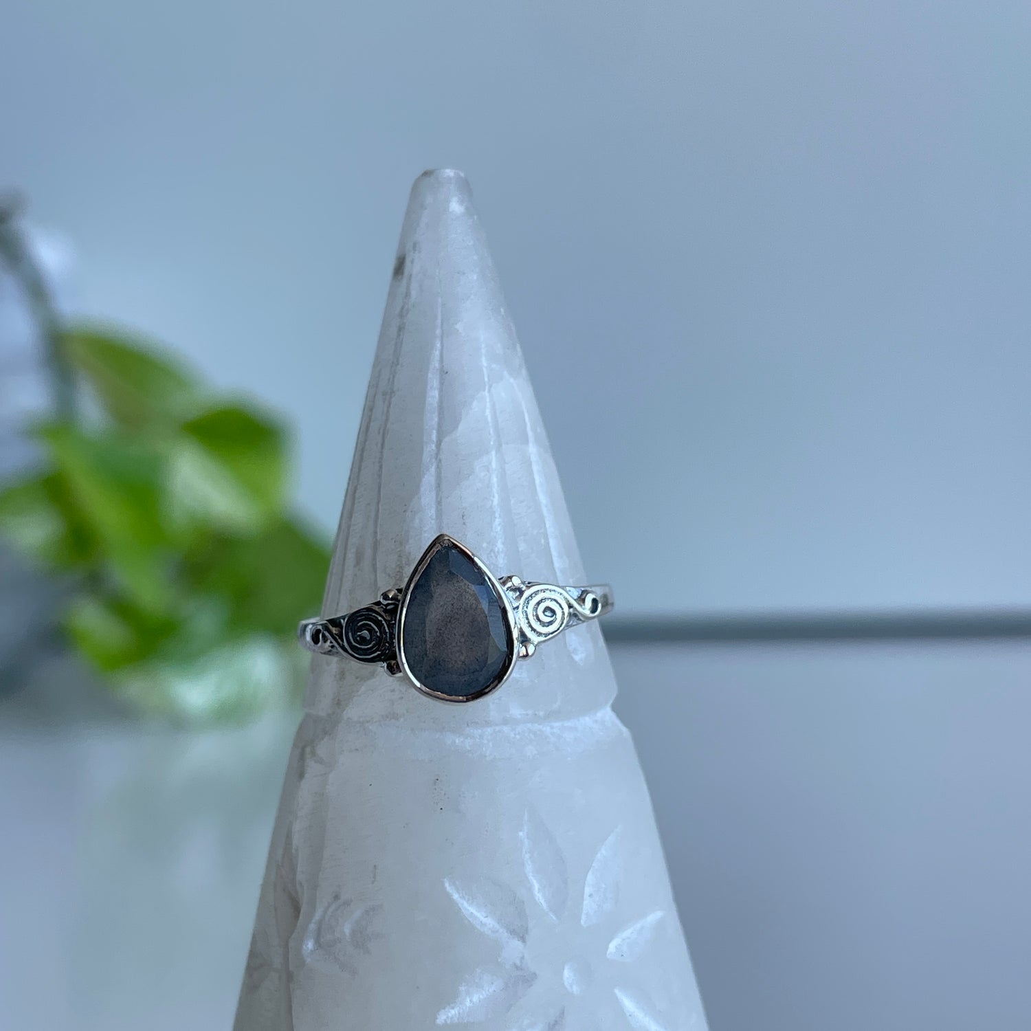 Labradorite Teardrop Ring R4274