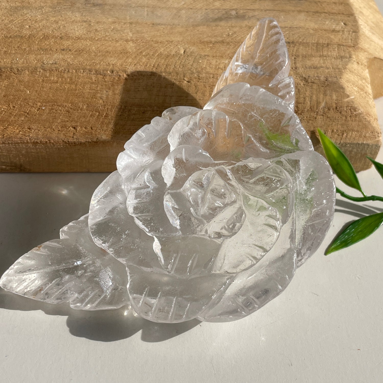 Clear Quartz Flower 12cm