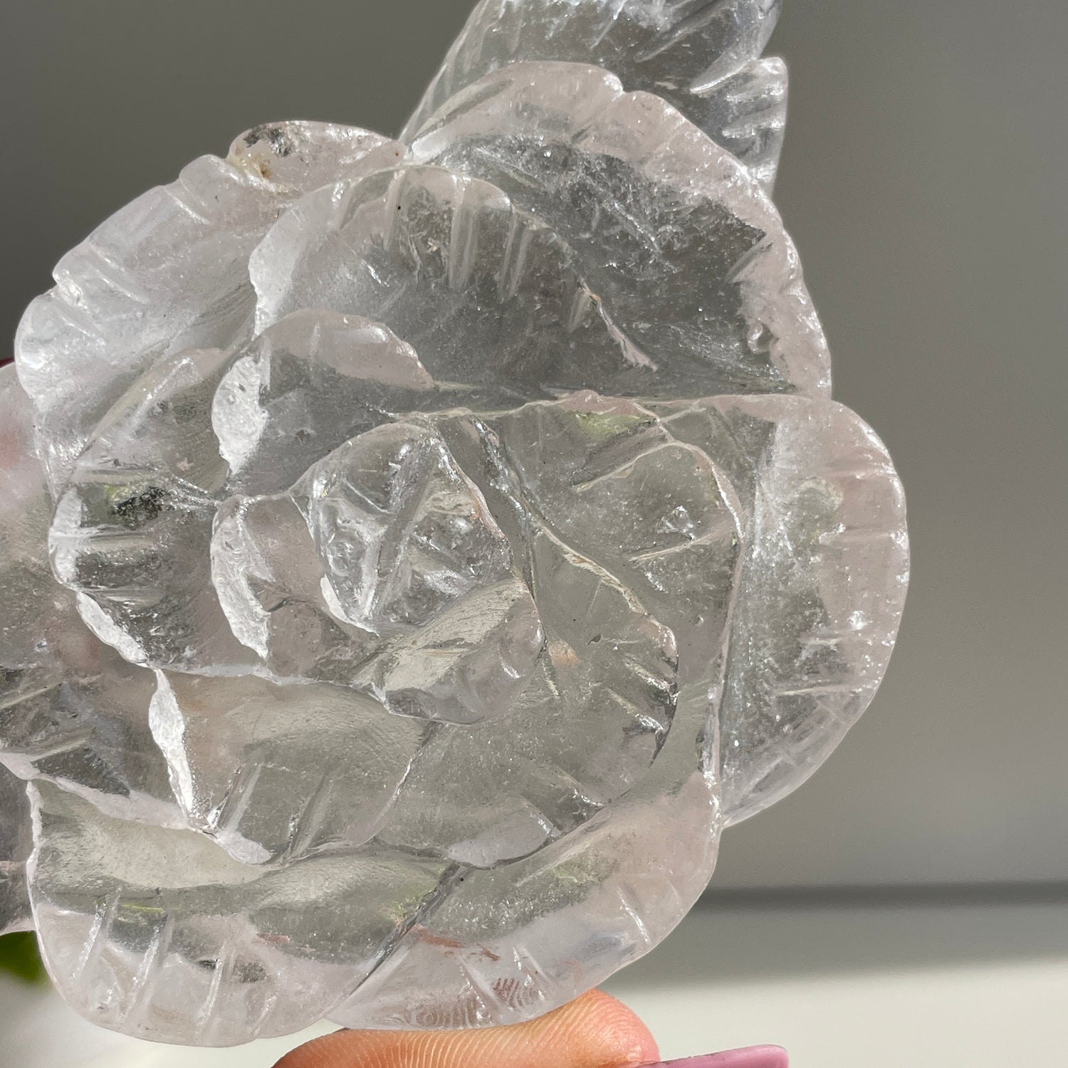 Clear Quartz Flower 12cm