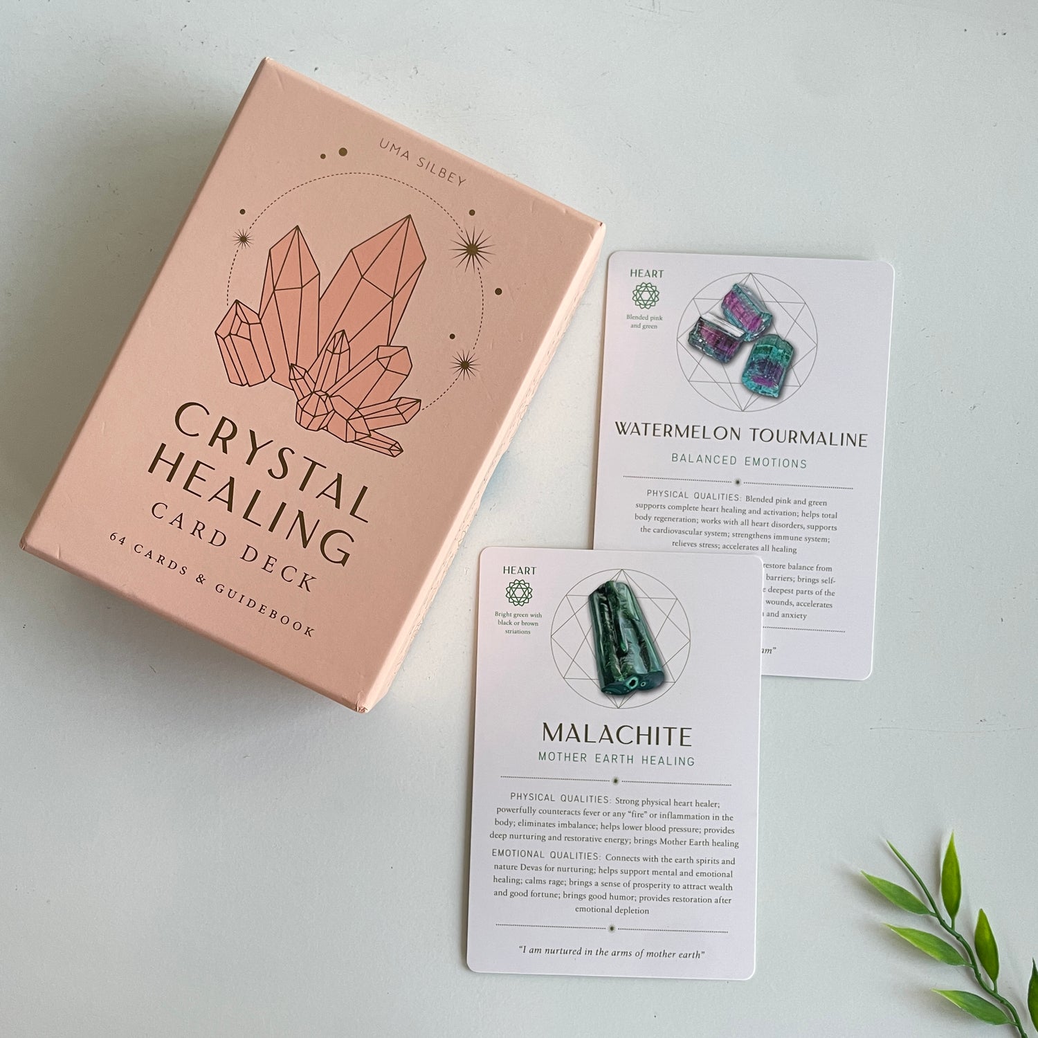 Crystal Healing Cards Uma Silbey