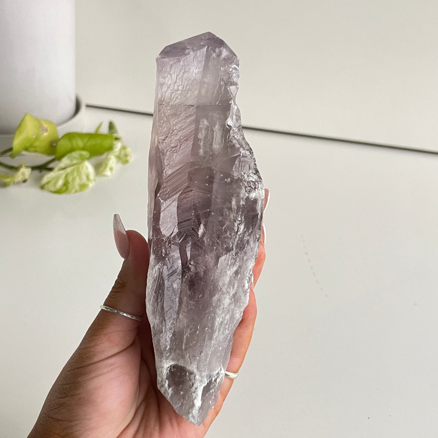 Amethyst Dragon Tooth Point 453g