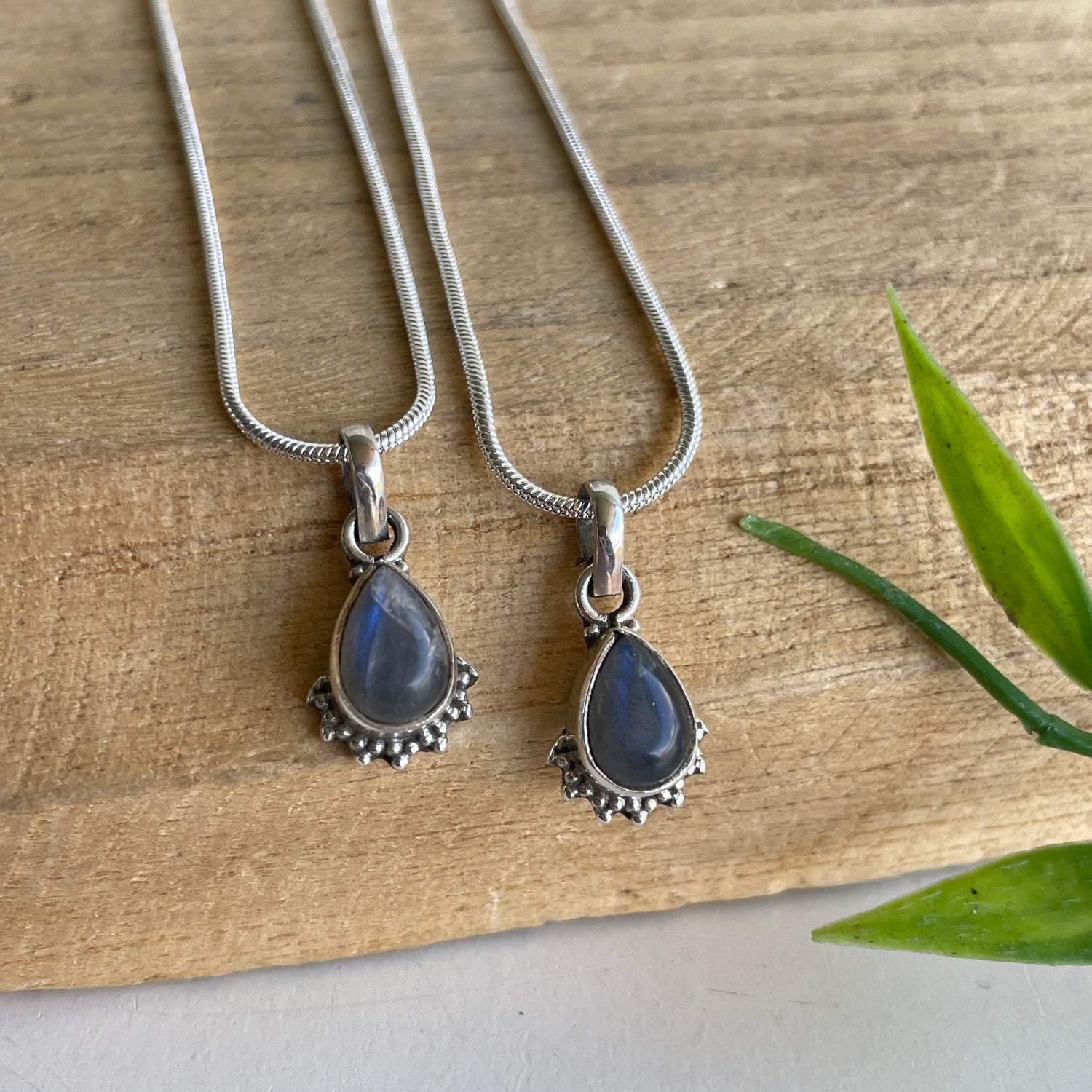 Labradorite Teardrop Pendant