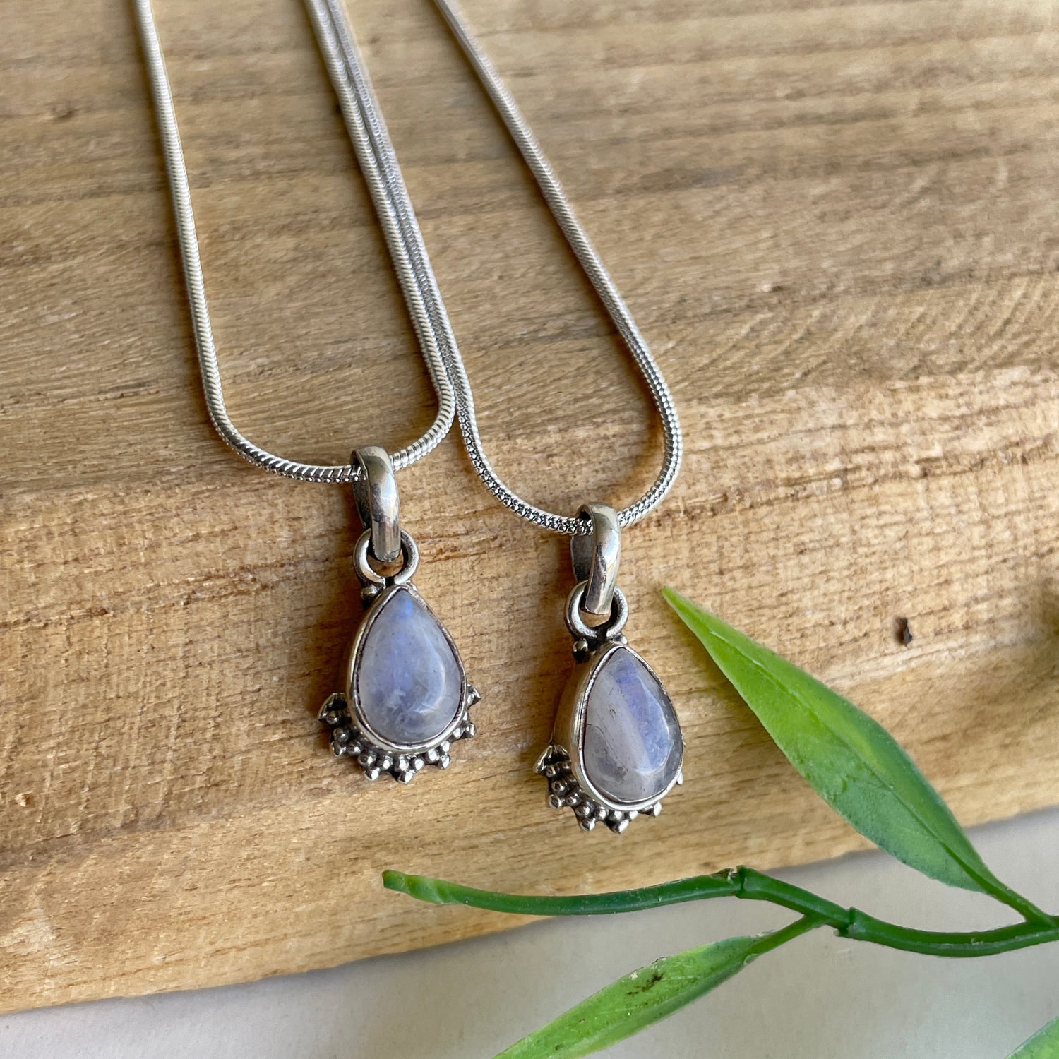 Moonstone Teardrop Pendant