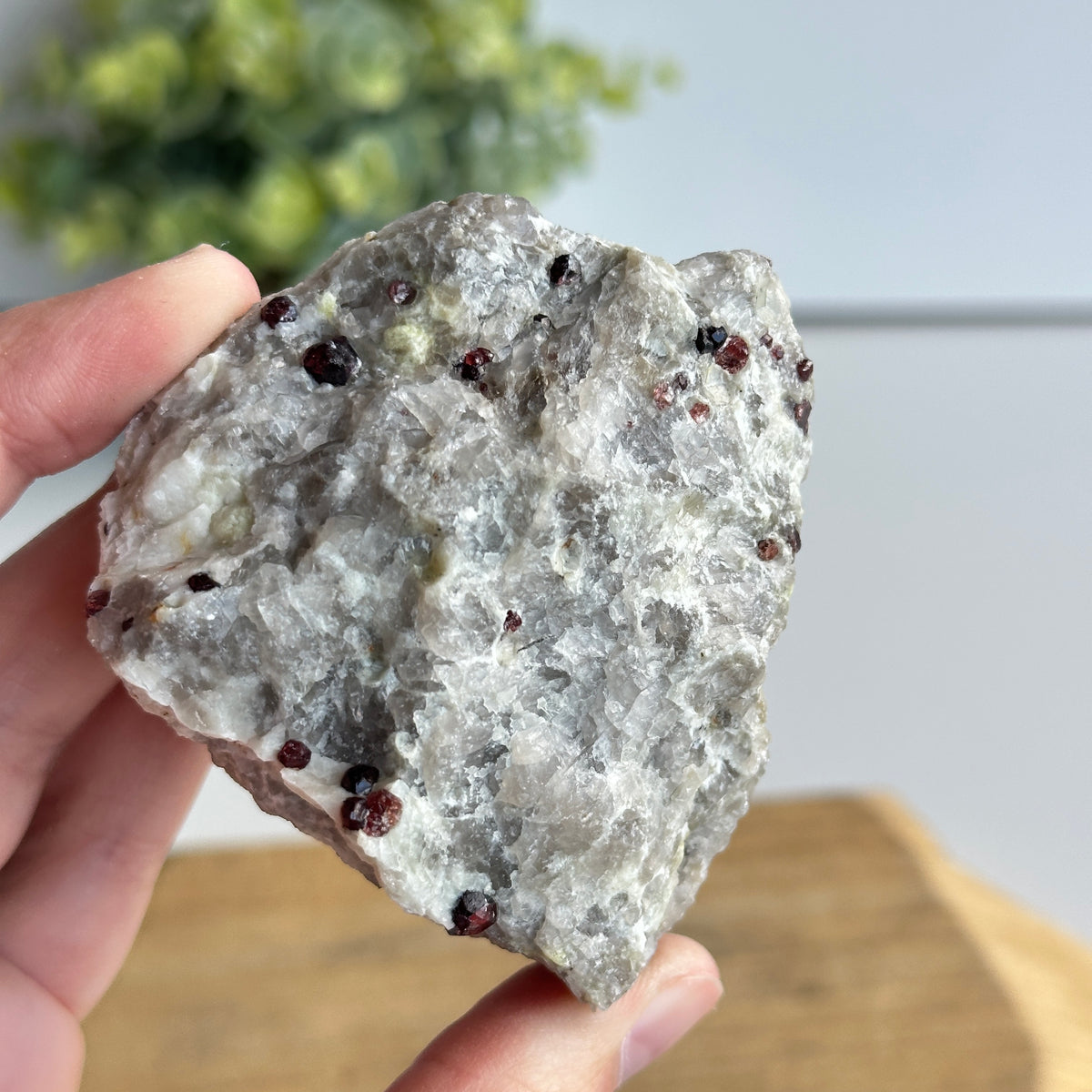 Garnet In Quartz Matrix Pce 184g