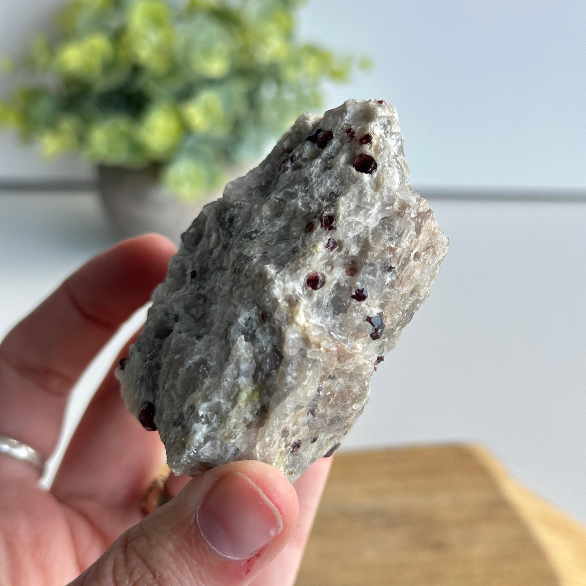 Garnet In Quartz Matrix Pce 184g