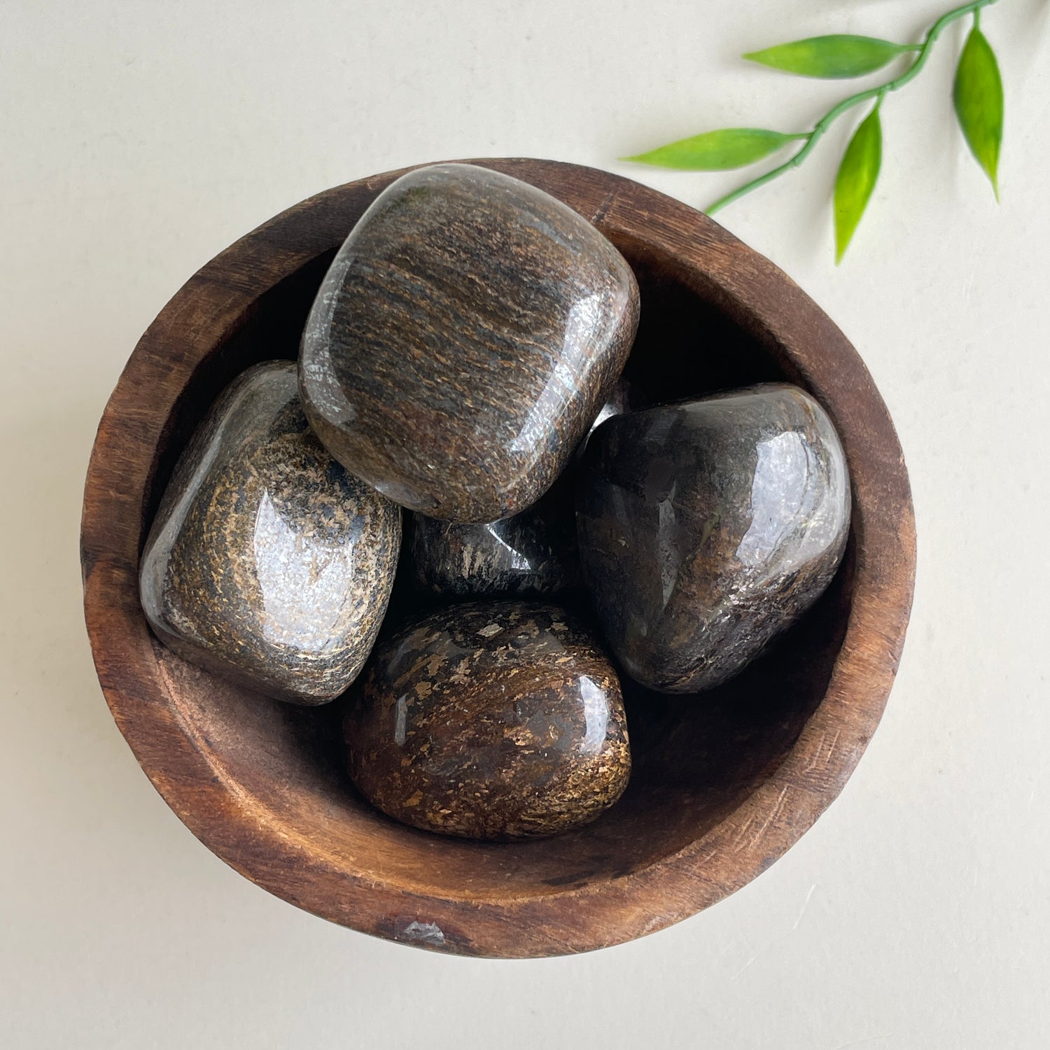 Bronzite Tumbled Lge