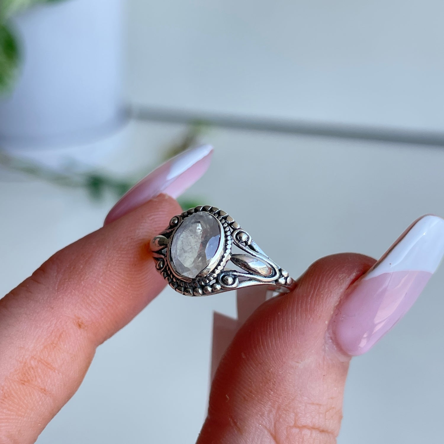 Moonstone Oval Ring R4042