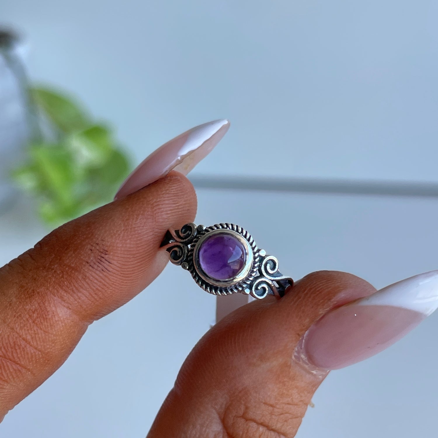 Amethyst Oval Ring R4170
