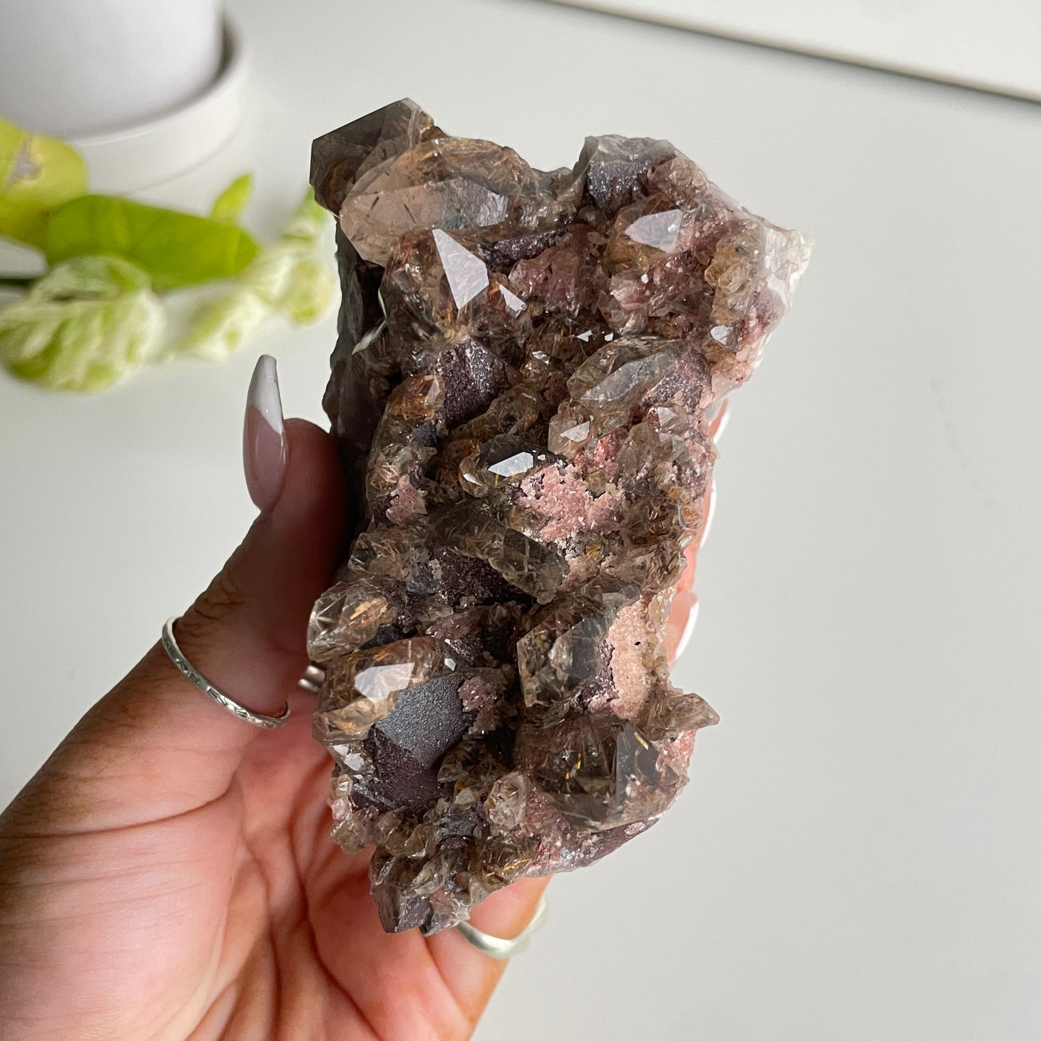 Congo Quartz Cluster 355g
