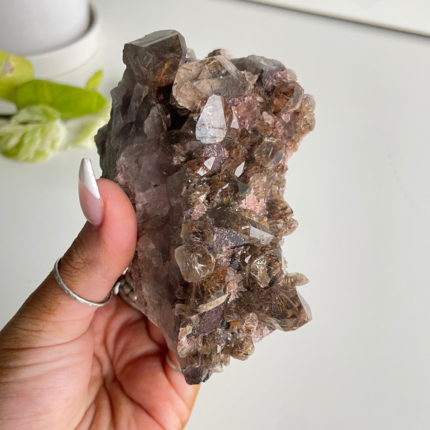 Congo Quartz Cluster 355g