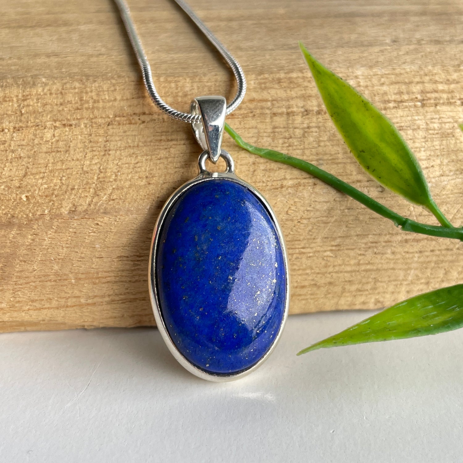 Lapis Lazuli Oval Pendant