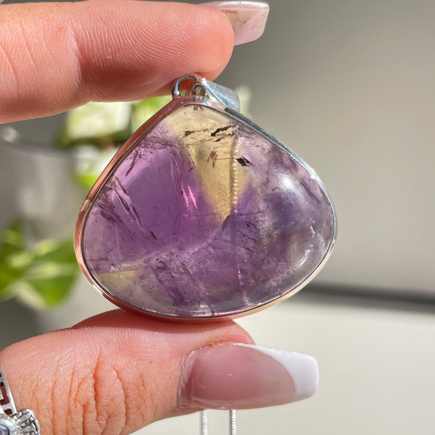 Ametrine Triangle Pendant