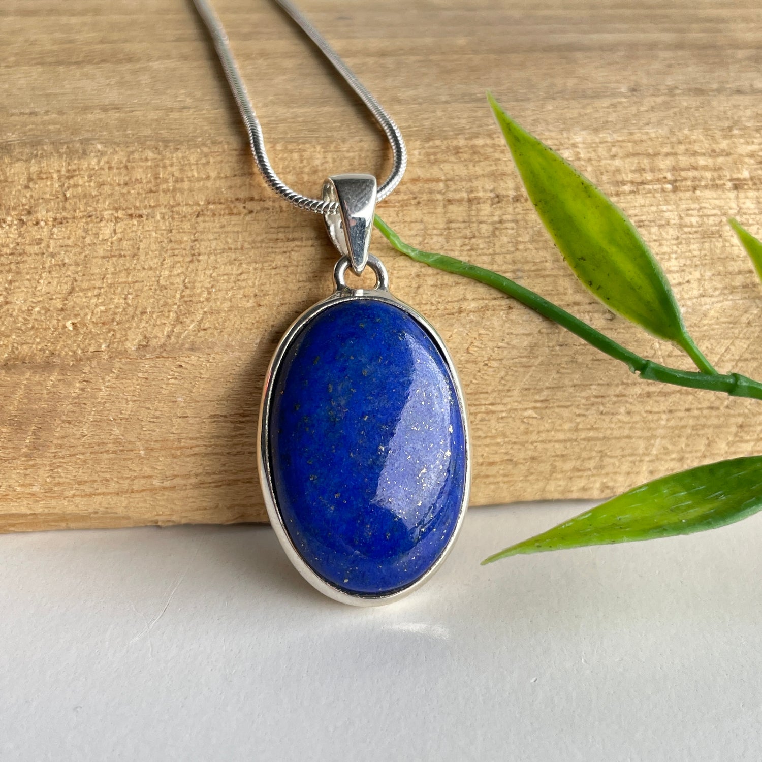 Lapis Lazuli Oval Pendant