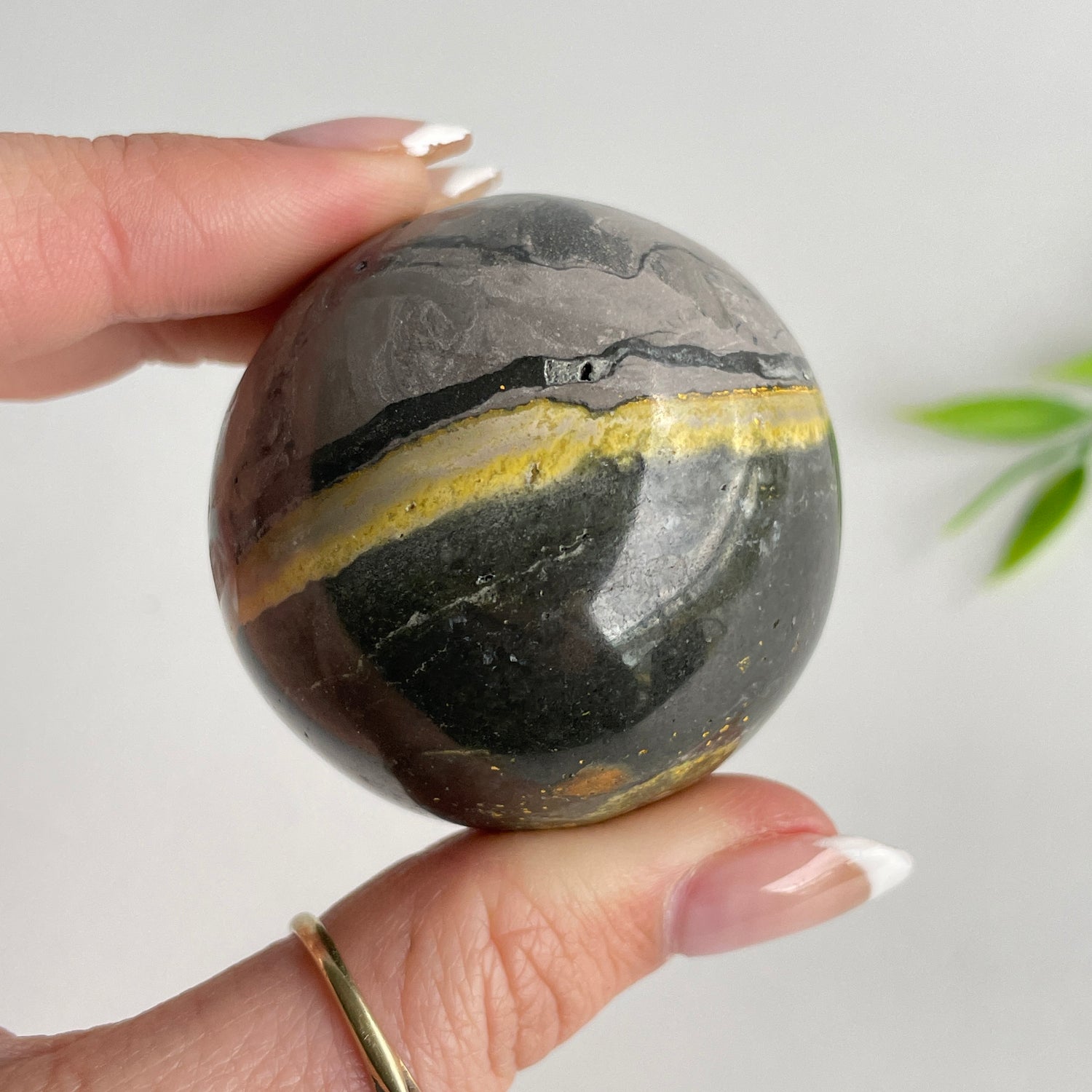 Bumblebee Jasper Sphere 4.7cm 01