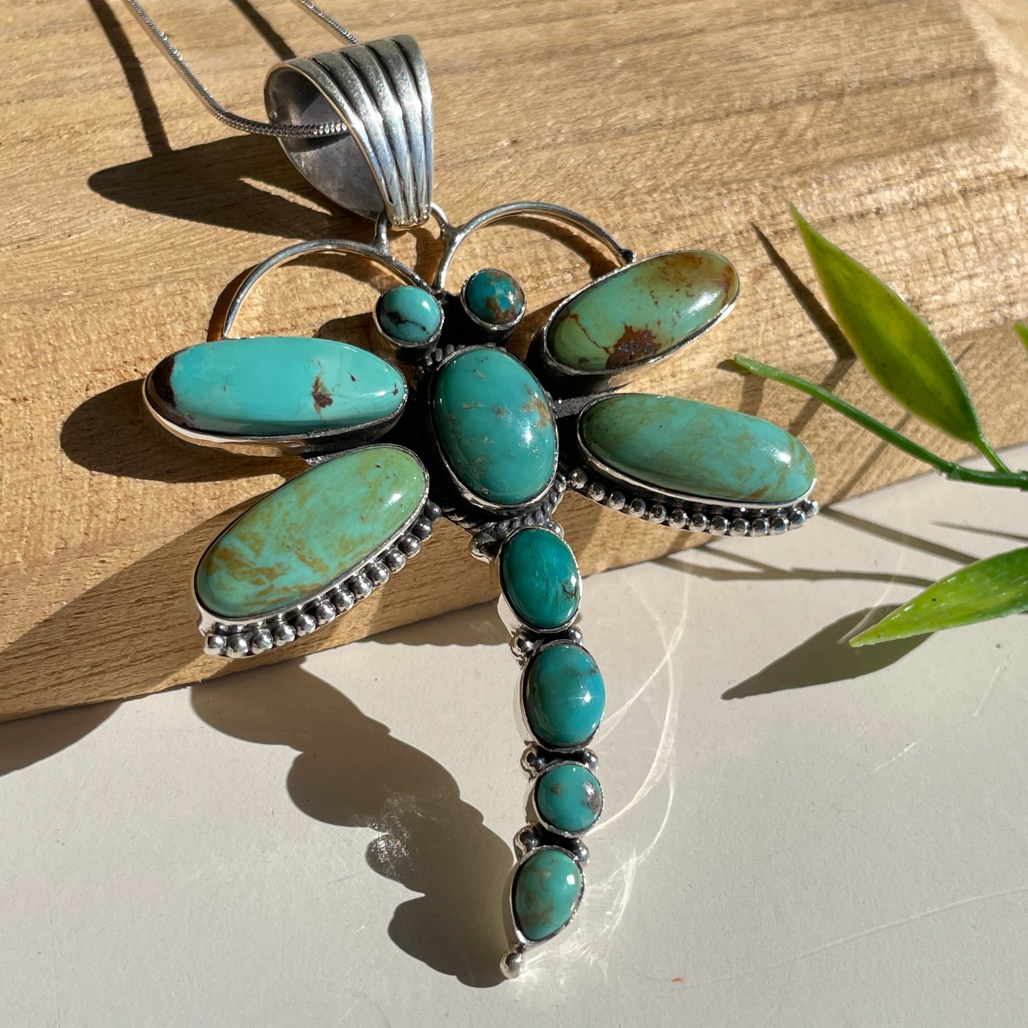 Turquoise Dragonfly Pendant
