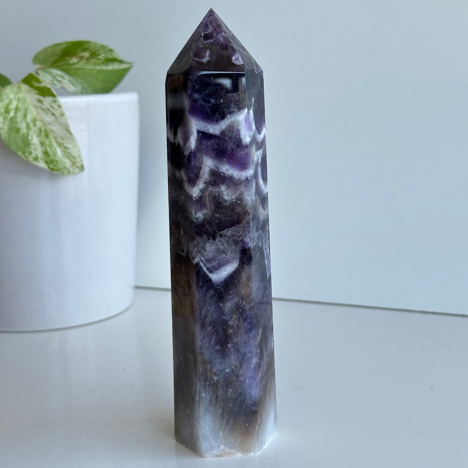 Chevron Amethyst Generator 18.3cm