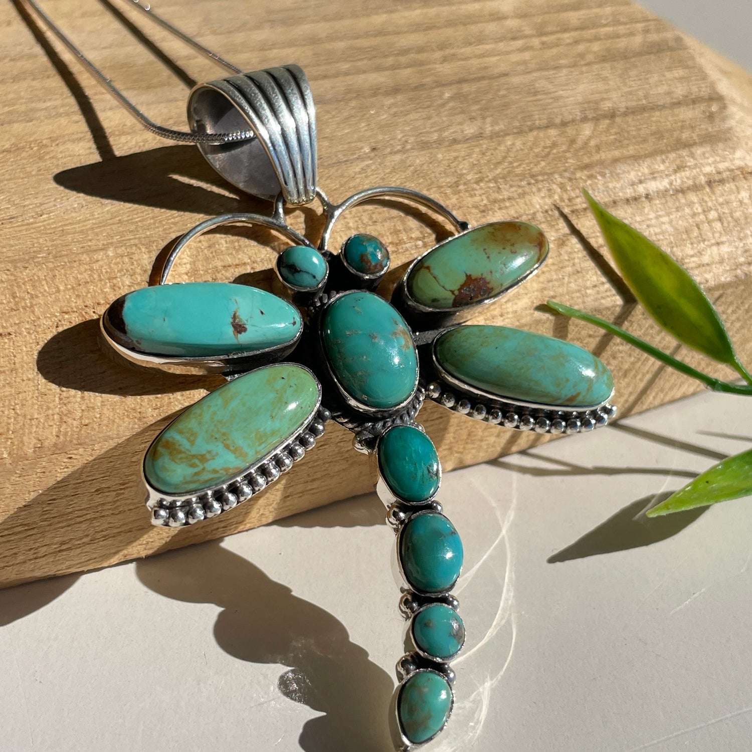 Turquoise Dragonfly Pendant