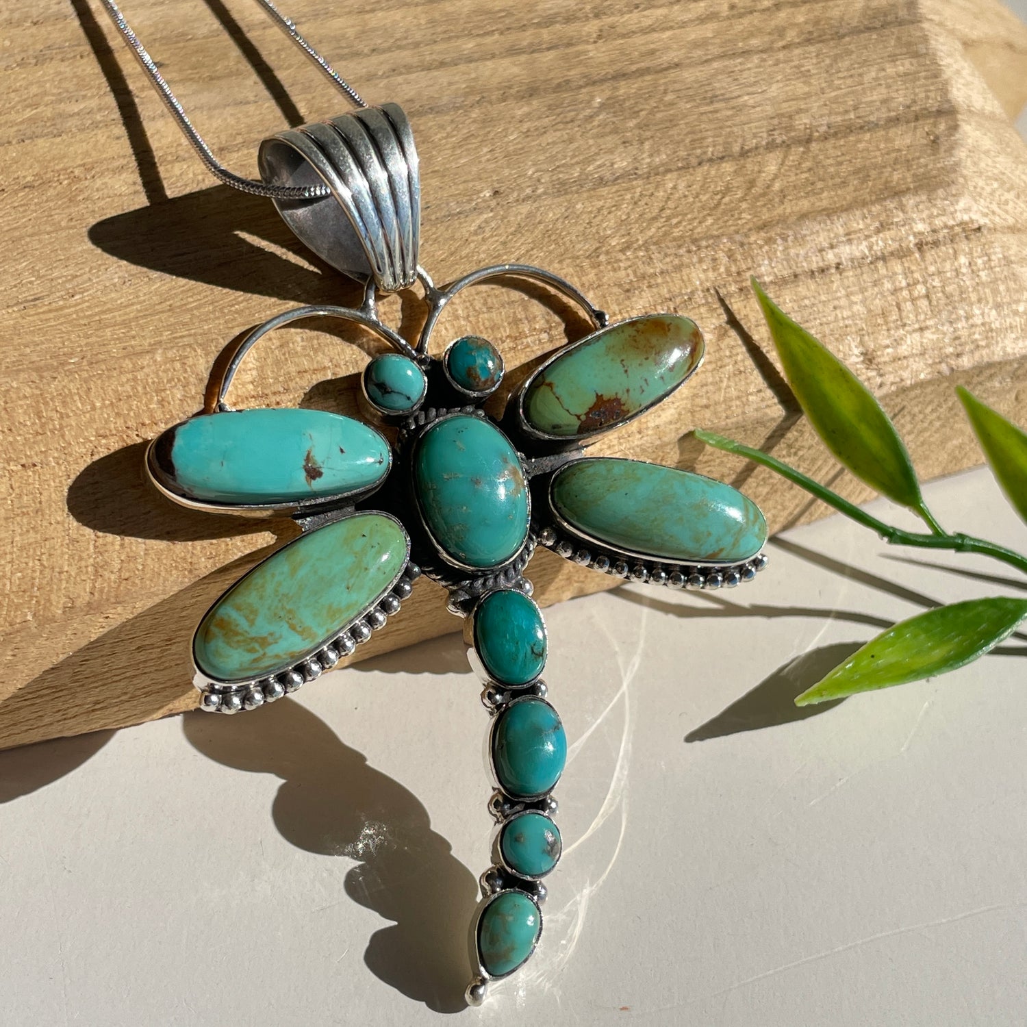 Turquoise Dragonfly Pendant