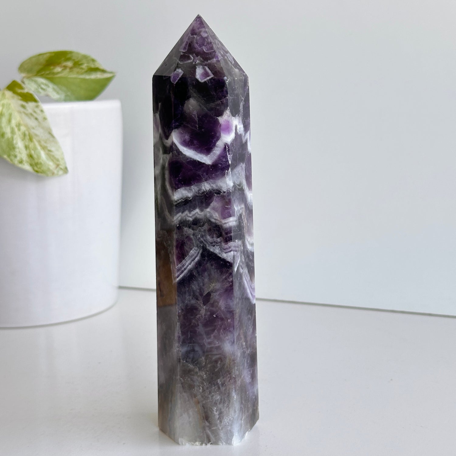 Chevron Amethyst Generator 18.3cm