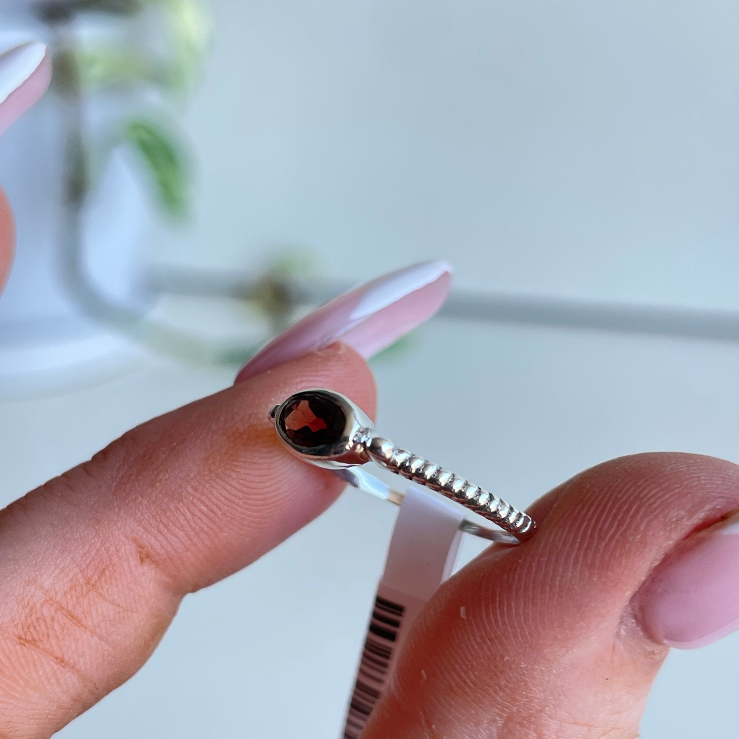 Garnet Oval Ring R4951