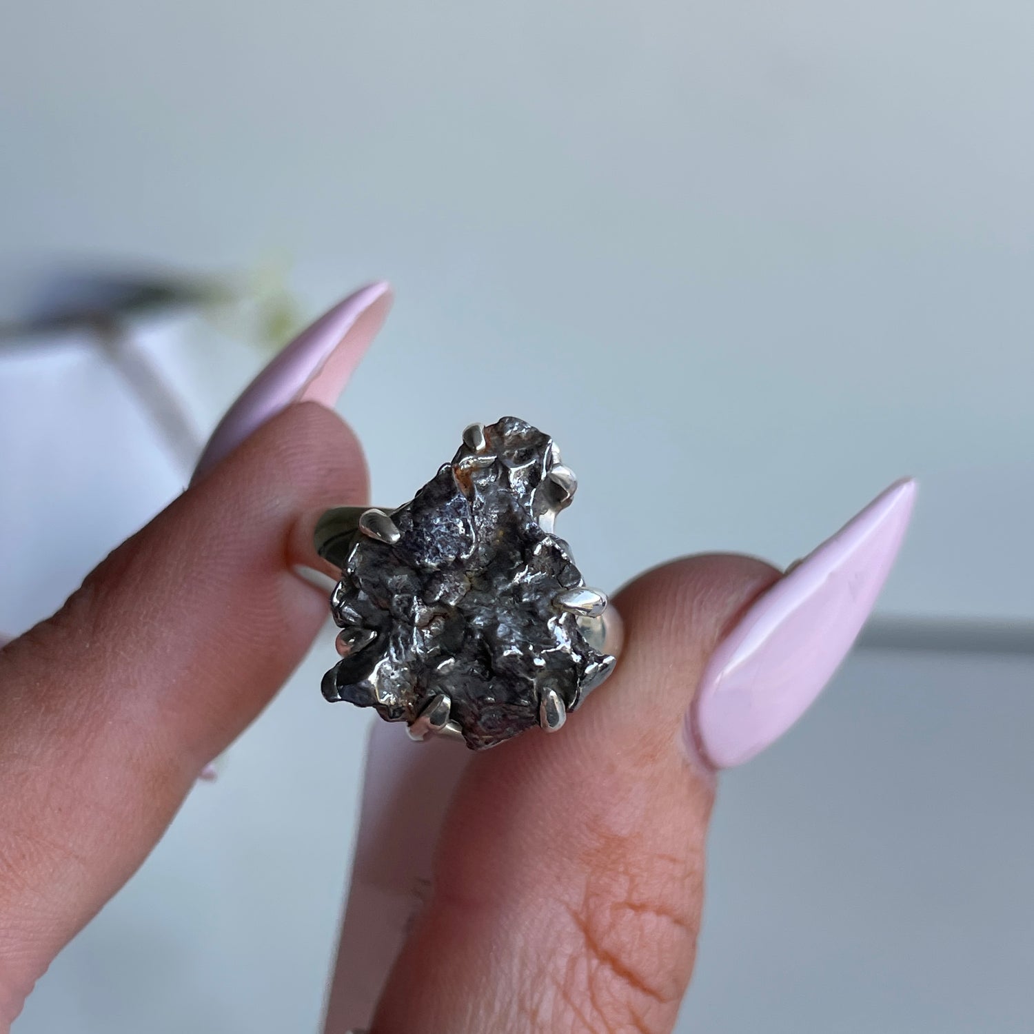 Meteorite Ring Sz7.5