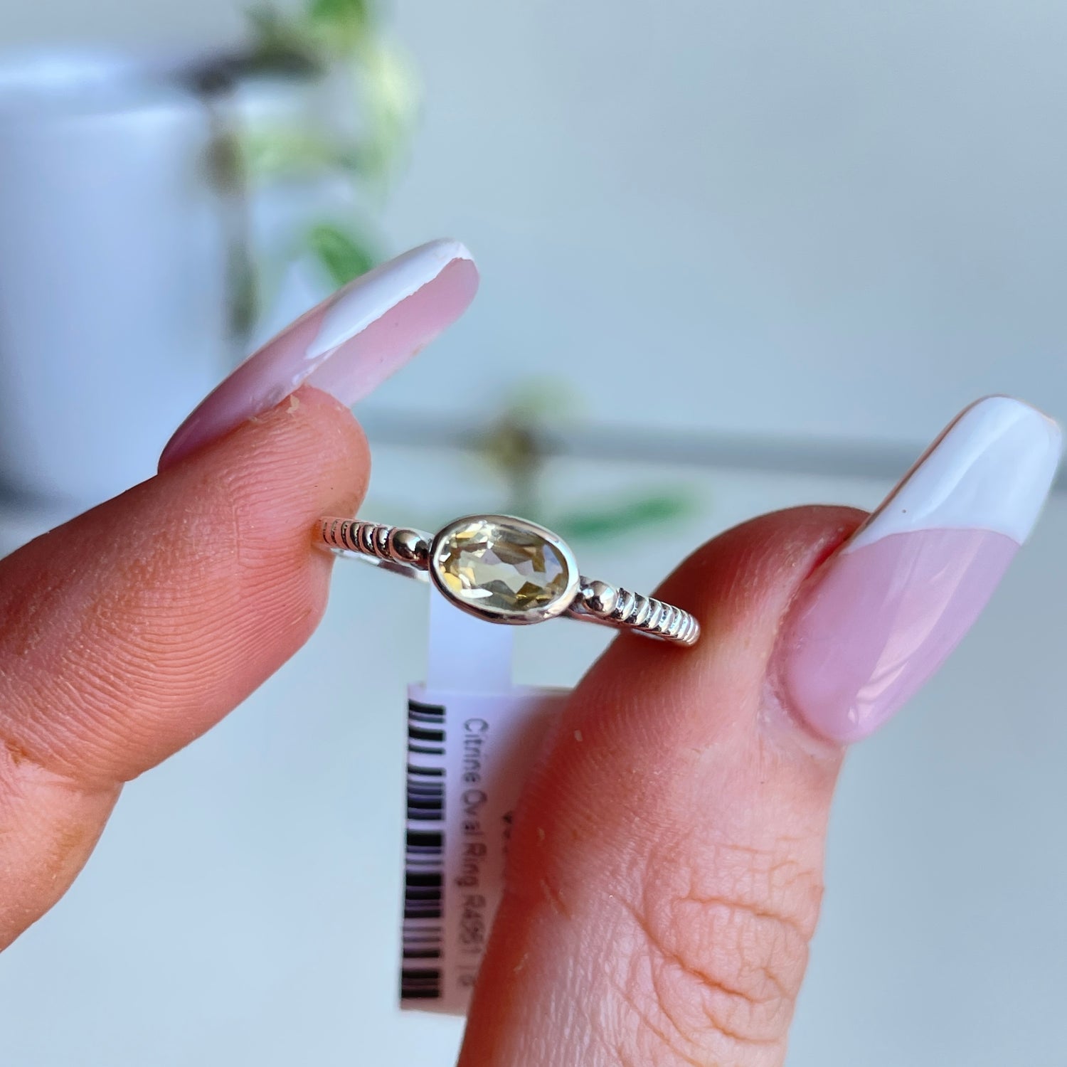 Citrine Oval Ring R4951