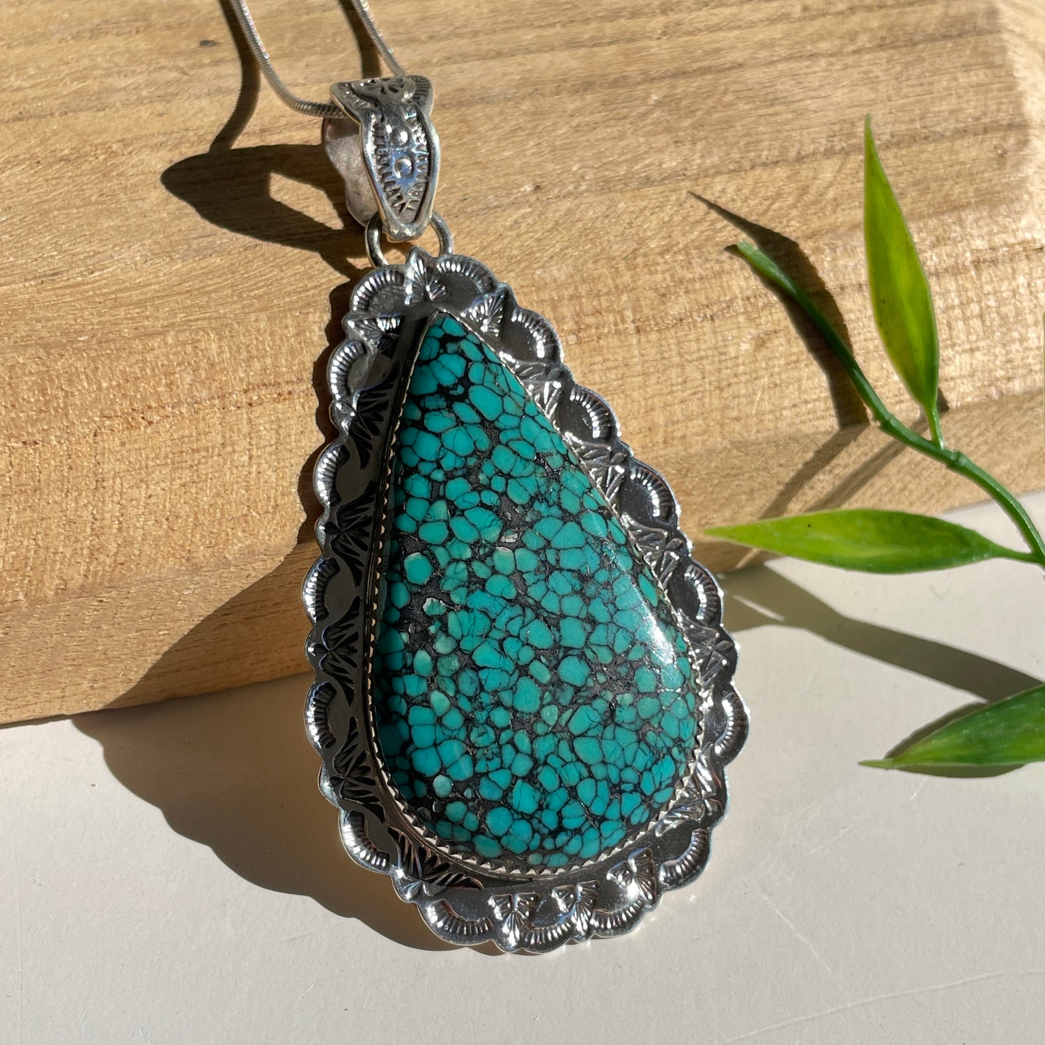 Turquoise Teardrop Pendant