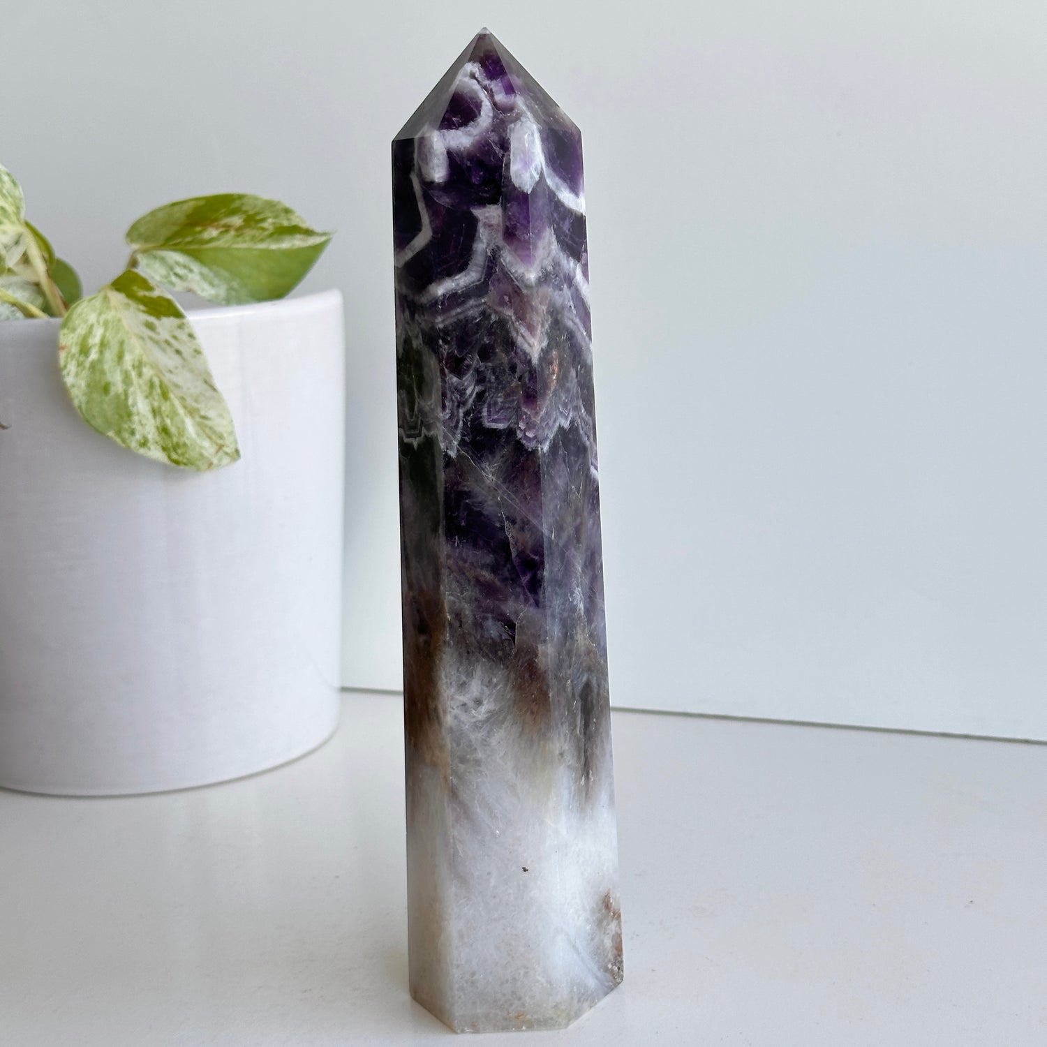 Chevron Amethyst Generator 21.2cm