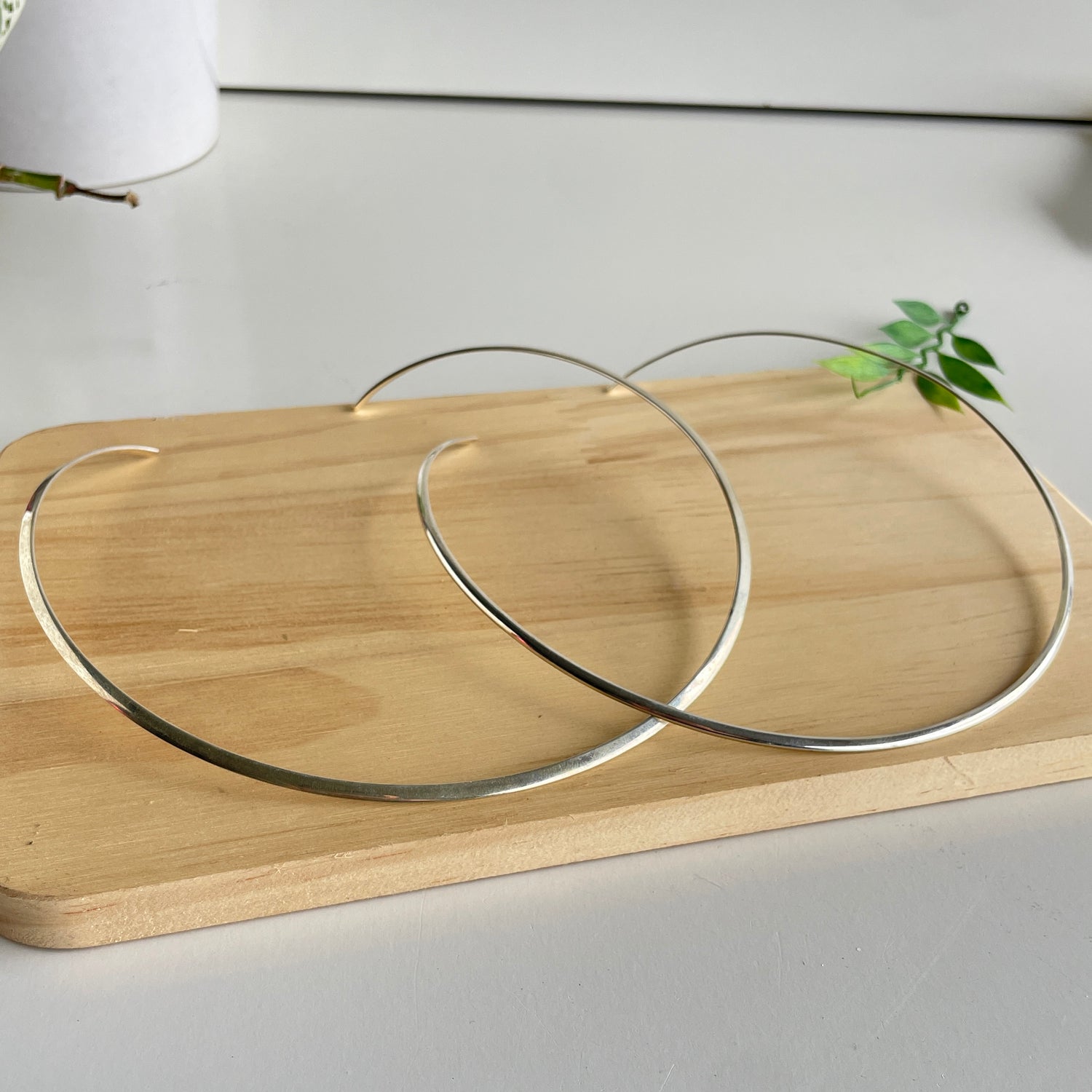 Silver Collar Necklace
