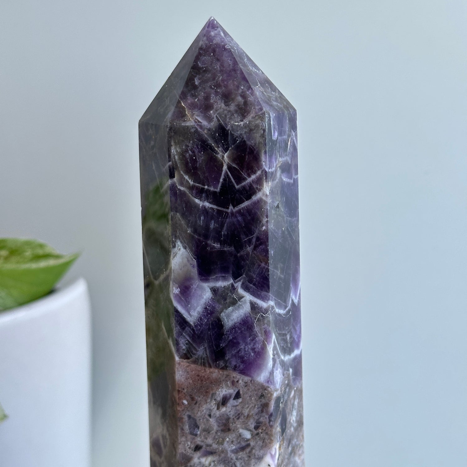 Chevron Amethyst Generator 25.8cm