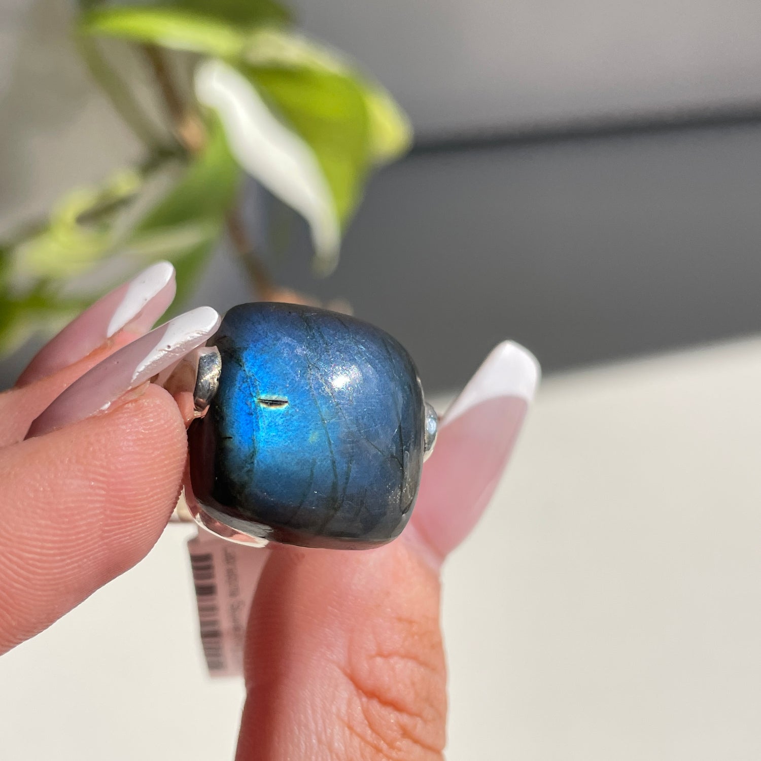 Labradorite Square Ring Sz8.5