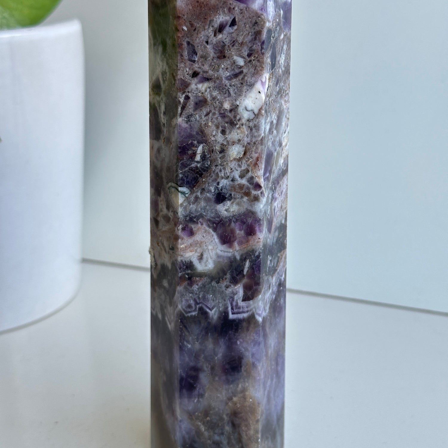 Chevron Amethyst Generator 25.8cm