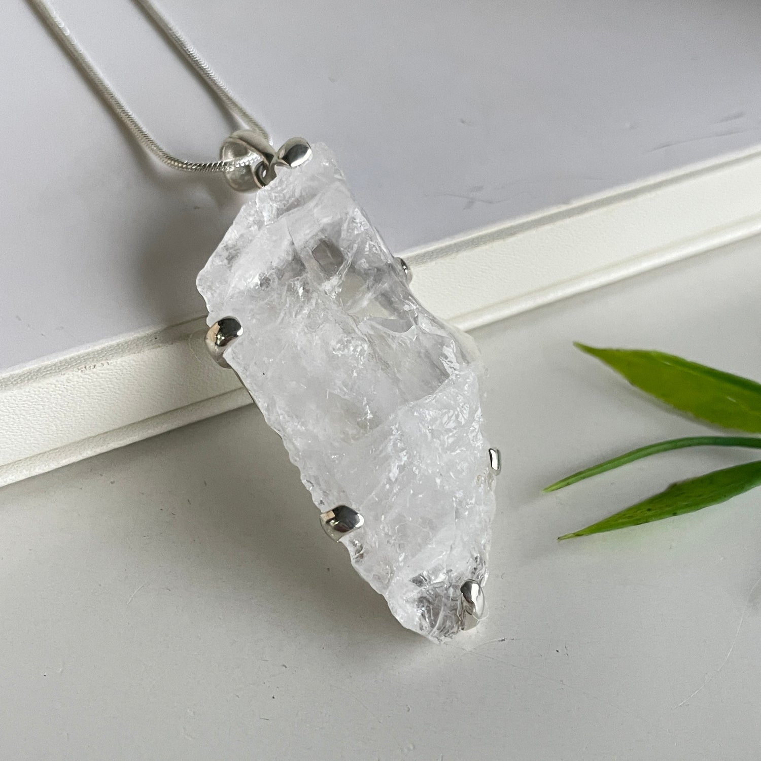 Australian Desert Ice Quartz Pendant