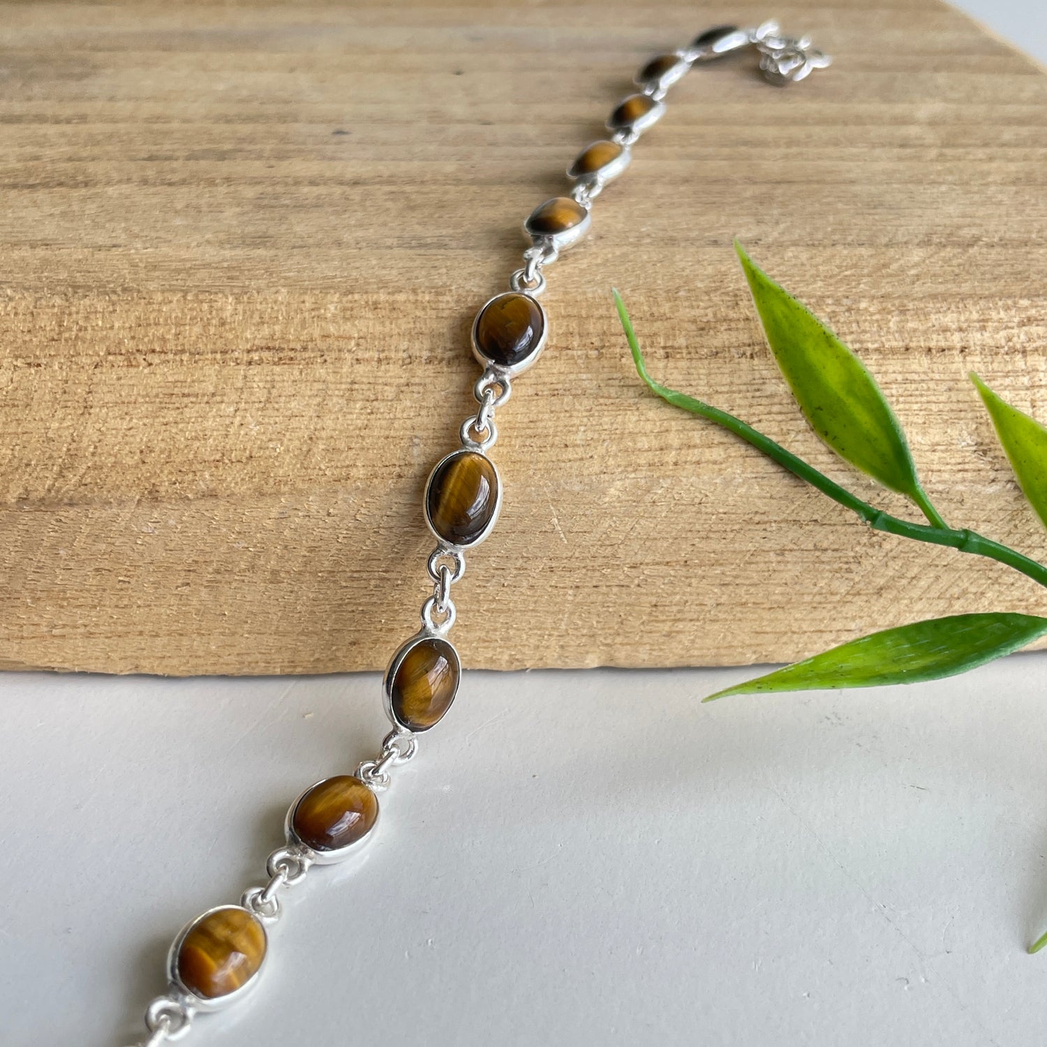 Tigers Eye Oval Bracelet
