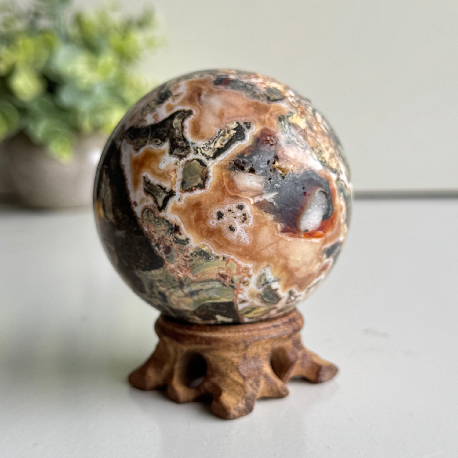 Rhyolite Sphere 7.4cm