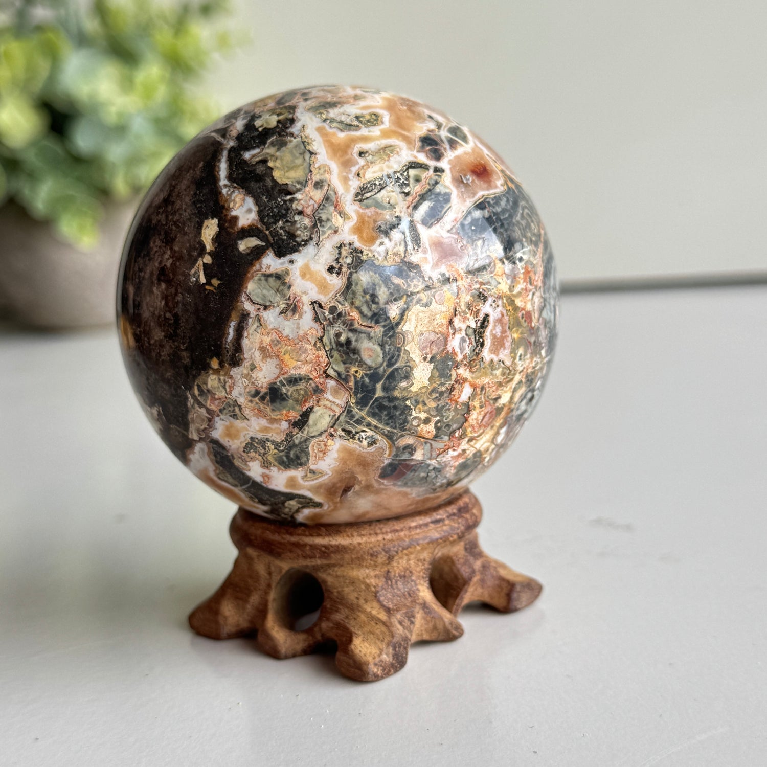 Rhyolite Sphere 7.4cm