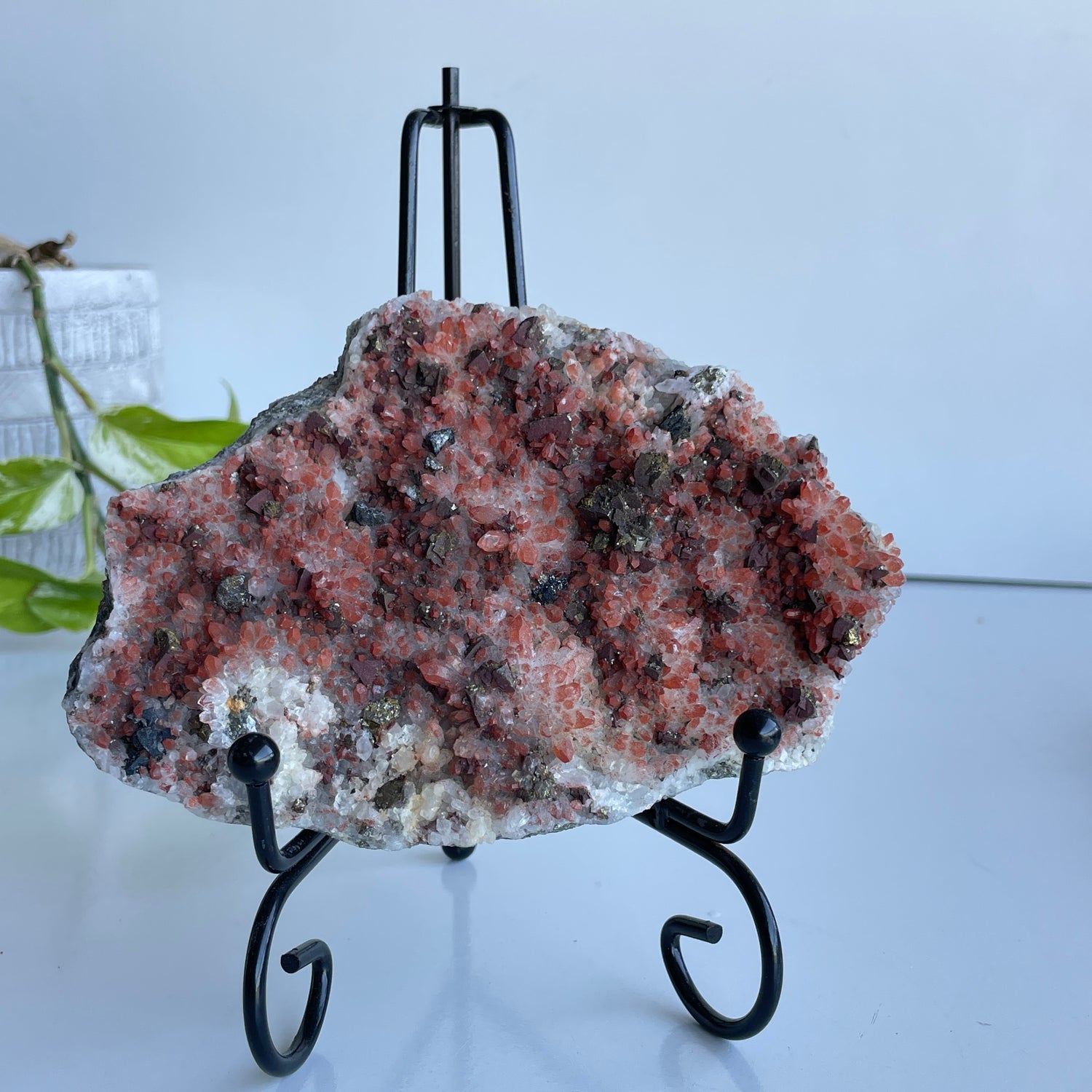 Pyrite & Quartz Cluster 708g