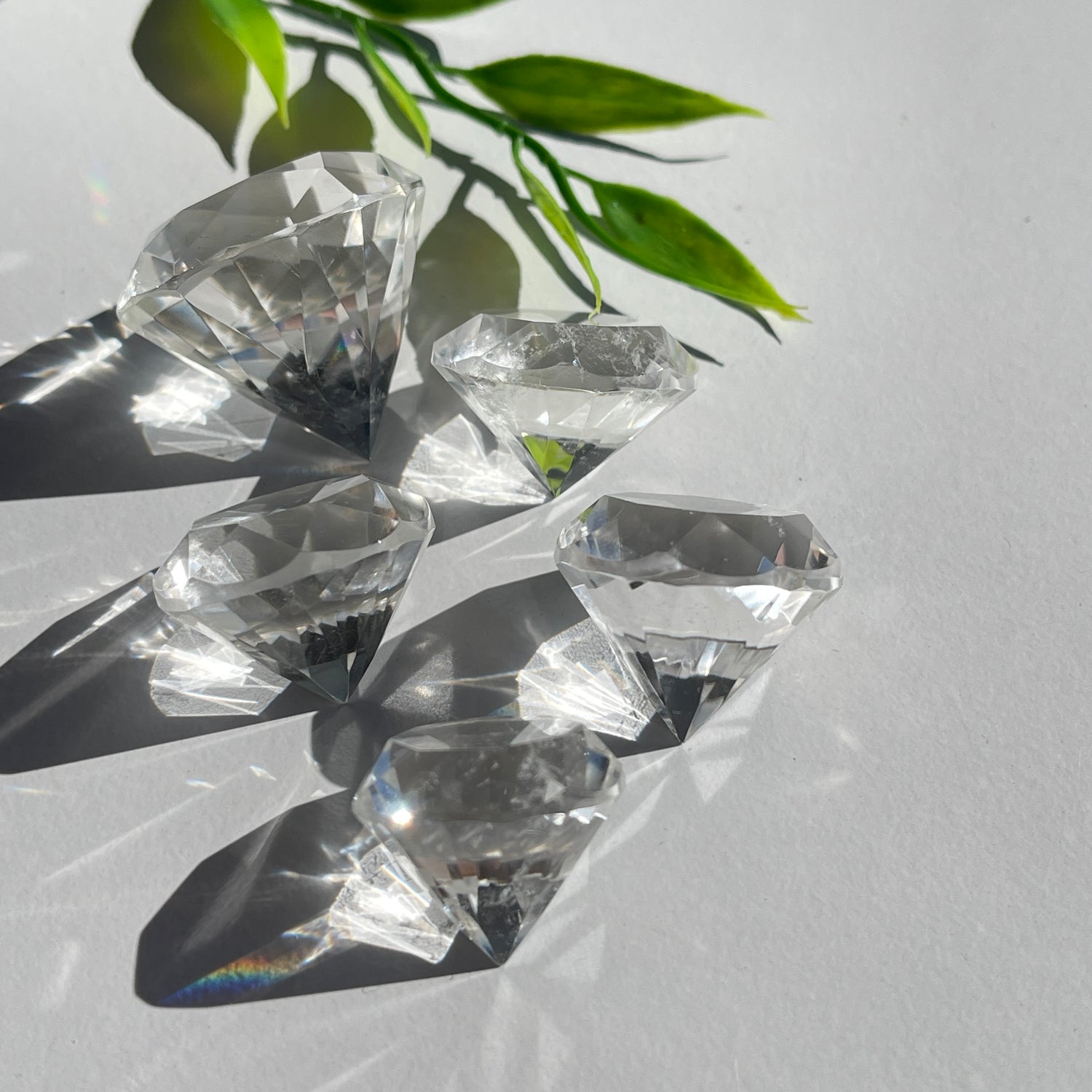 Clear Quartz Diamond Shape Crystal 20-30mm