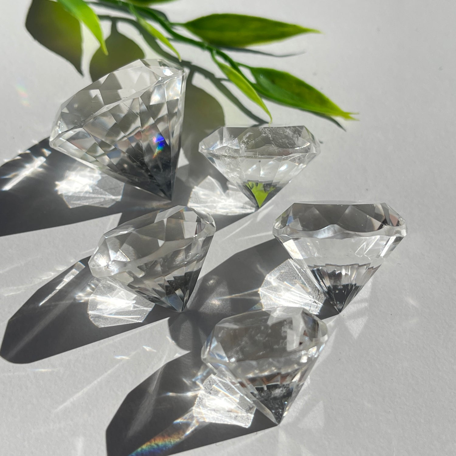 Clear Quartz Diamond Shape Crystal 20-30mm
