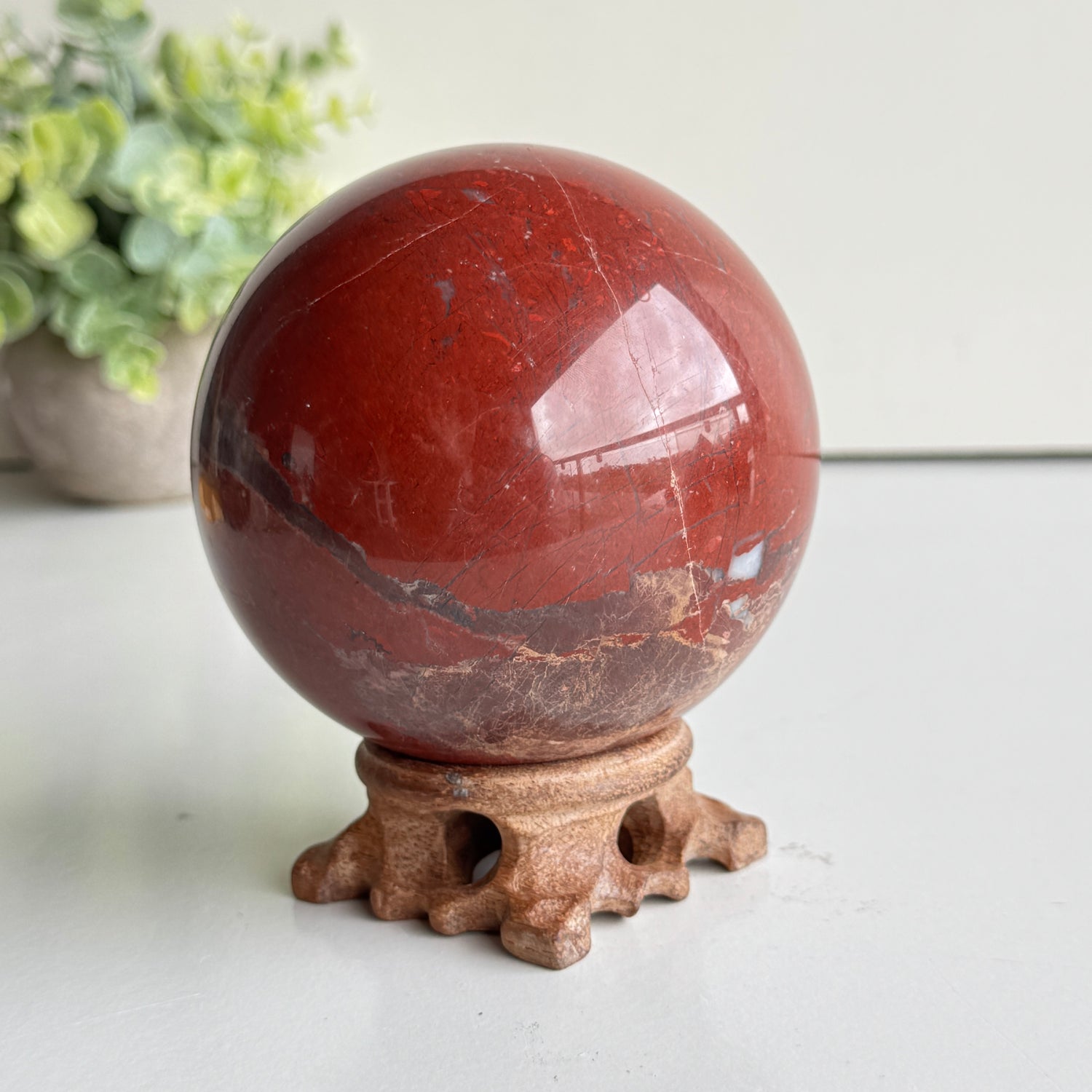Petrified Wood / Jasper Sphere 9.5cm