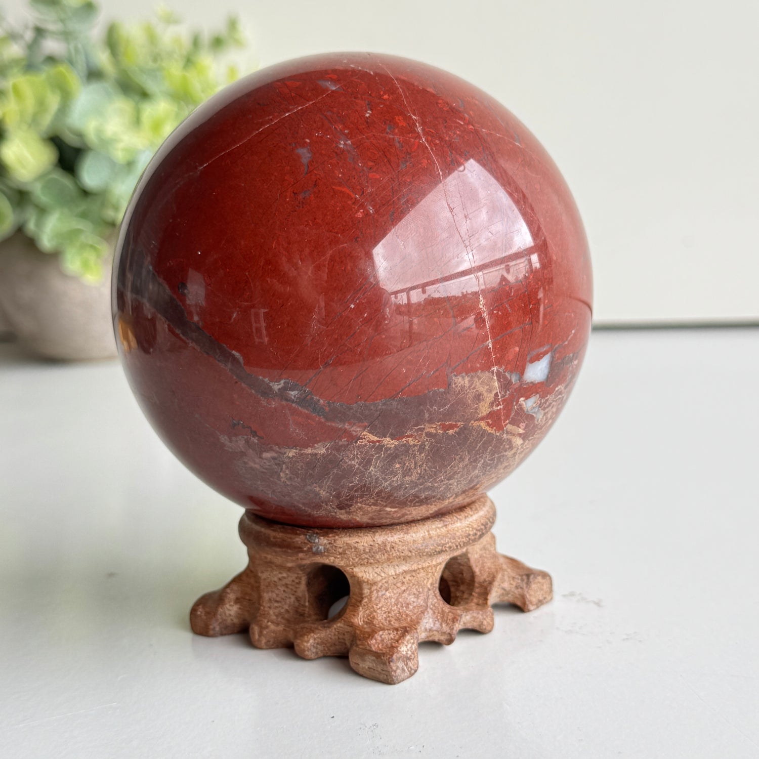Petrified Wood / Jasper Sphere 9.5cm