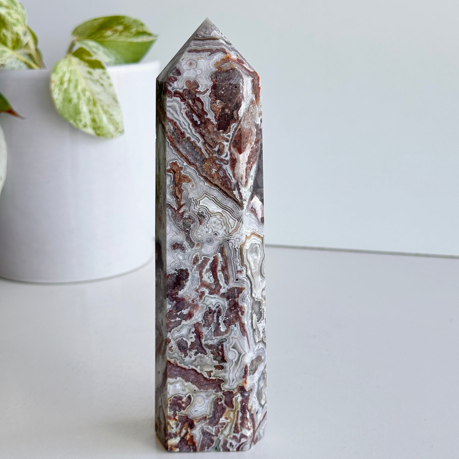 Crazy Lace Agate Generator 17.8cm