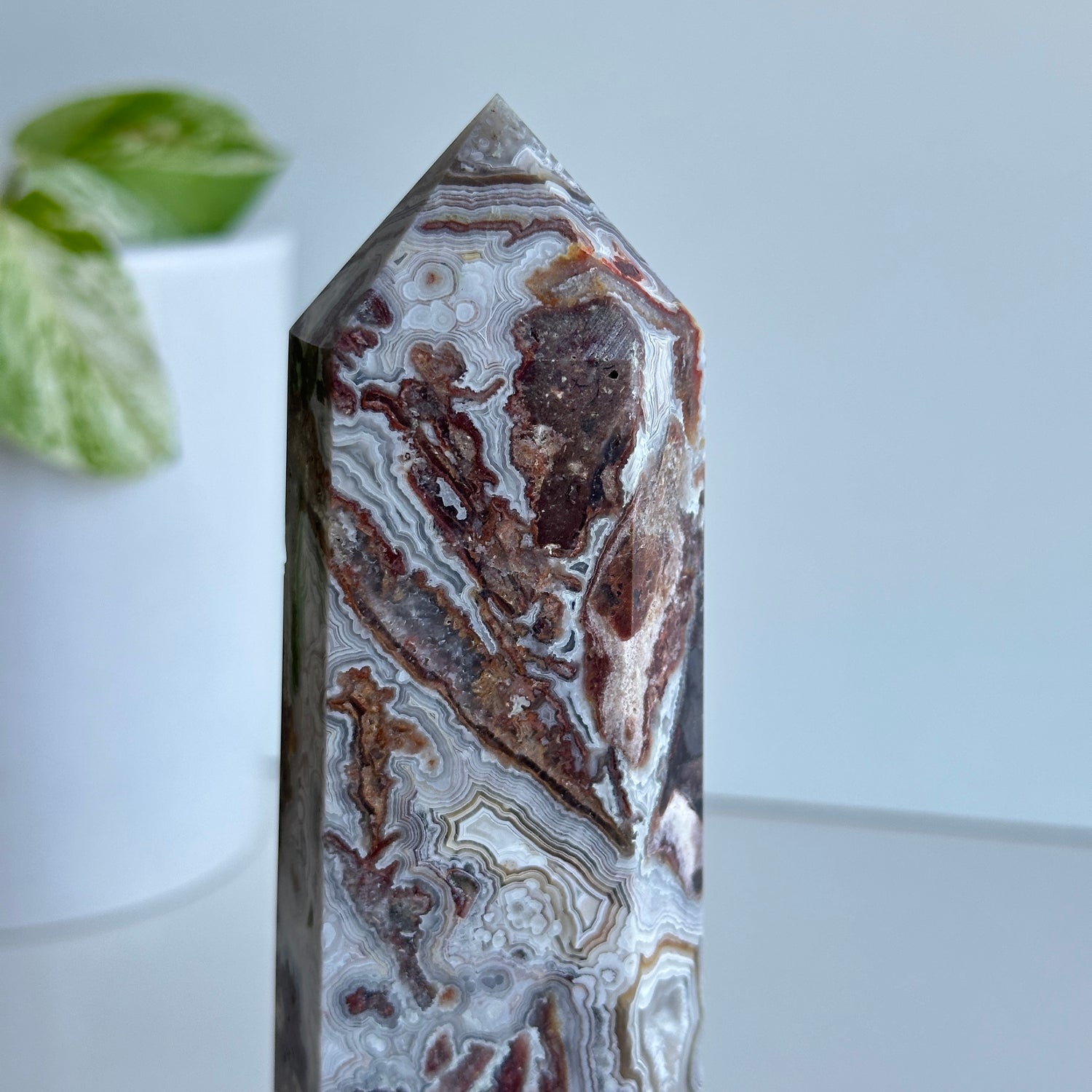 Crazy Lace Agate Generator 17.8cm